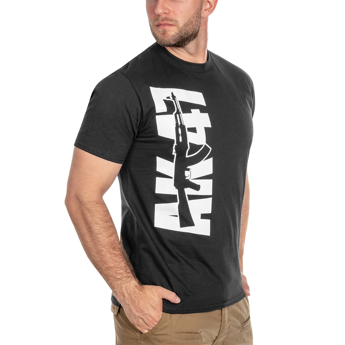 Tricou TigerWood AK 47 - Negru