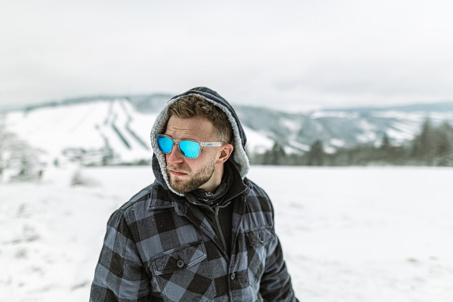 Oakley Frogskins Crystal Clear Prizm Sapphire ochelari tactici