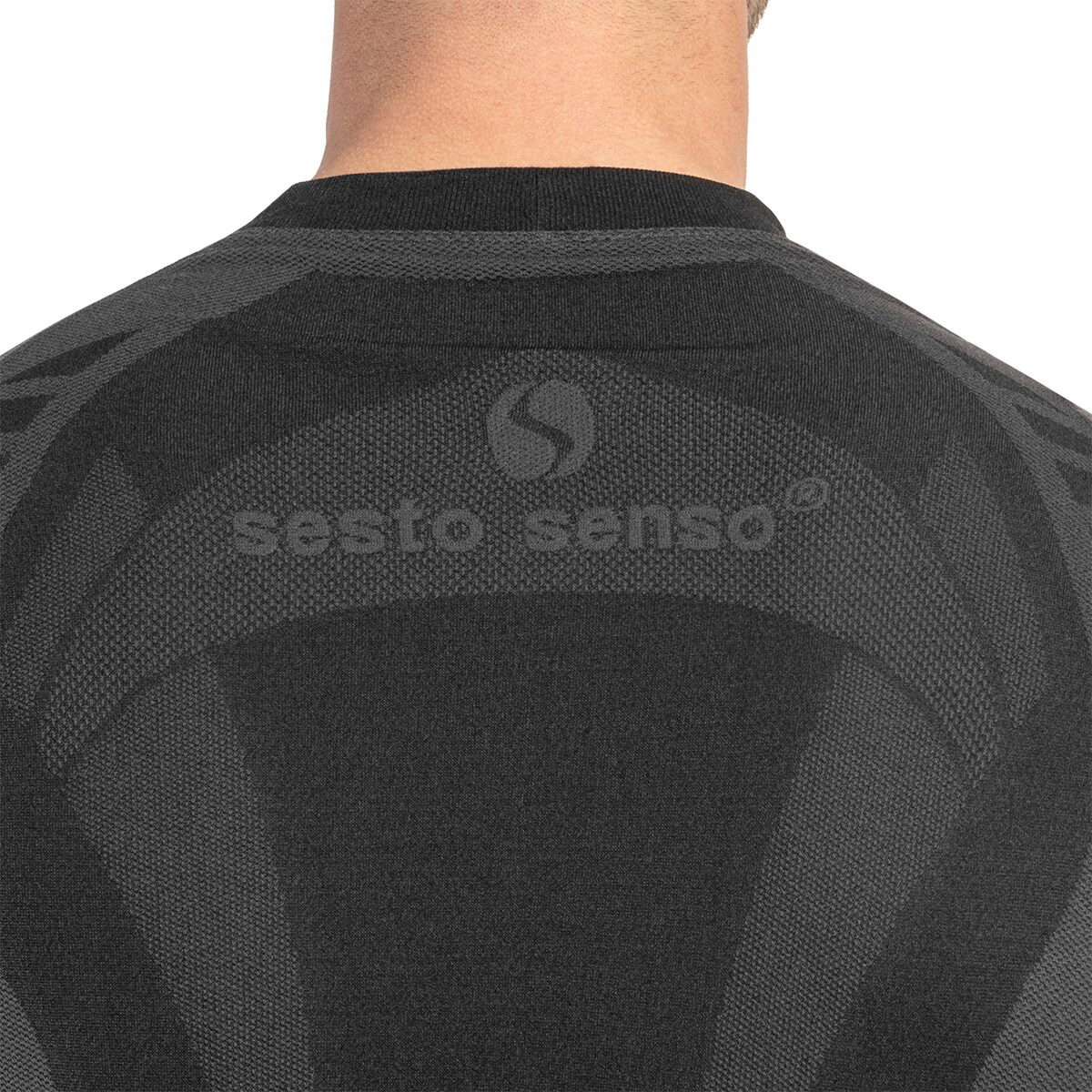 Термоактивна футболка з довгим рукавом Sesto Senso Thermo Active - Graphit/Black