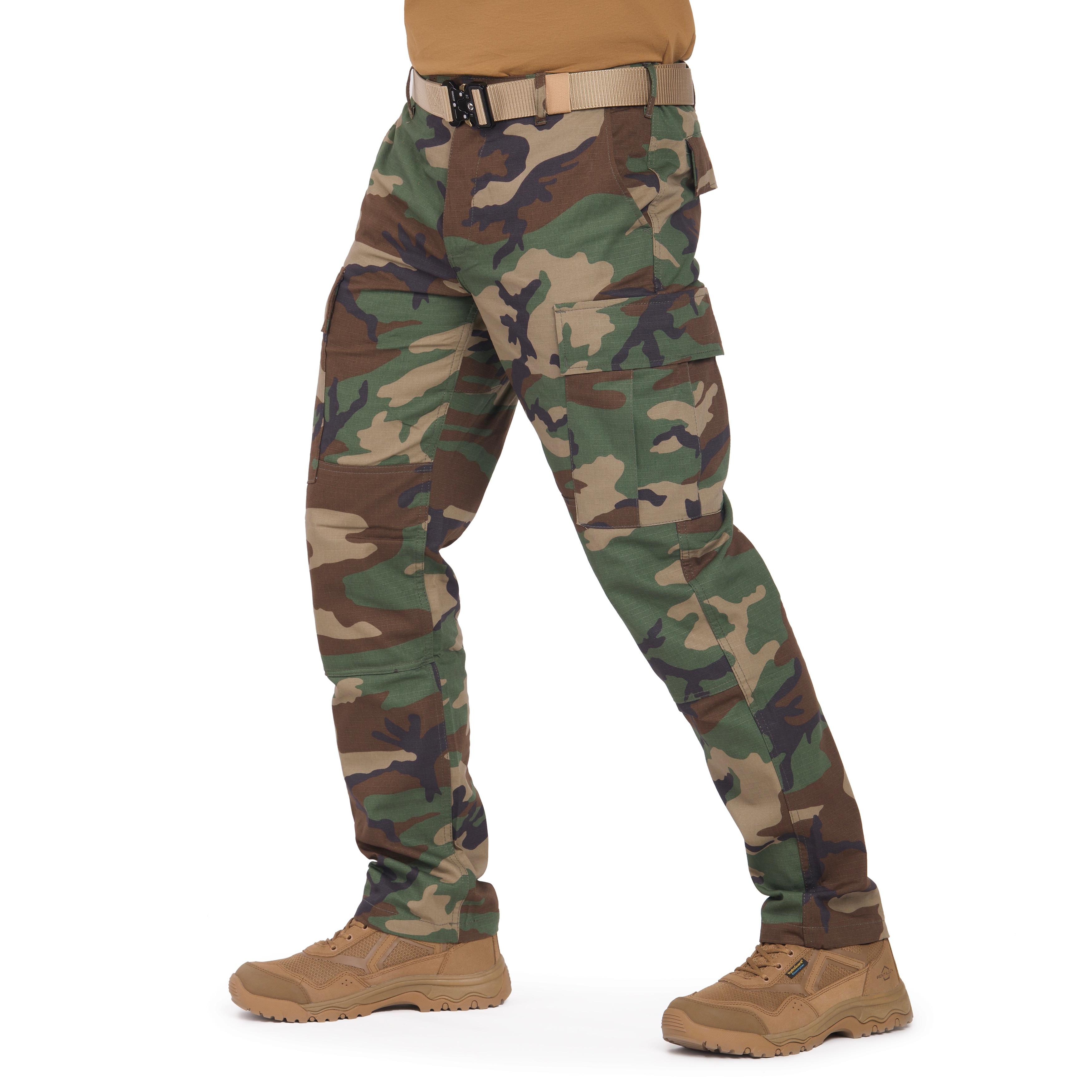 Військові штани Mil-Tec Teesar RipStop BDU Slim Fit Woodland