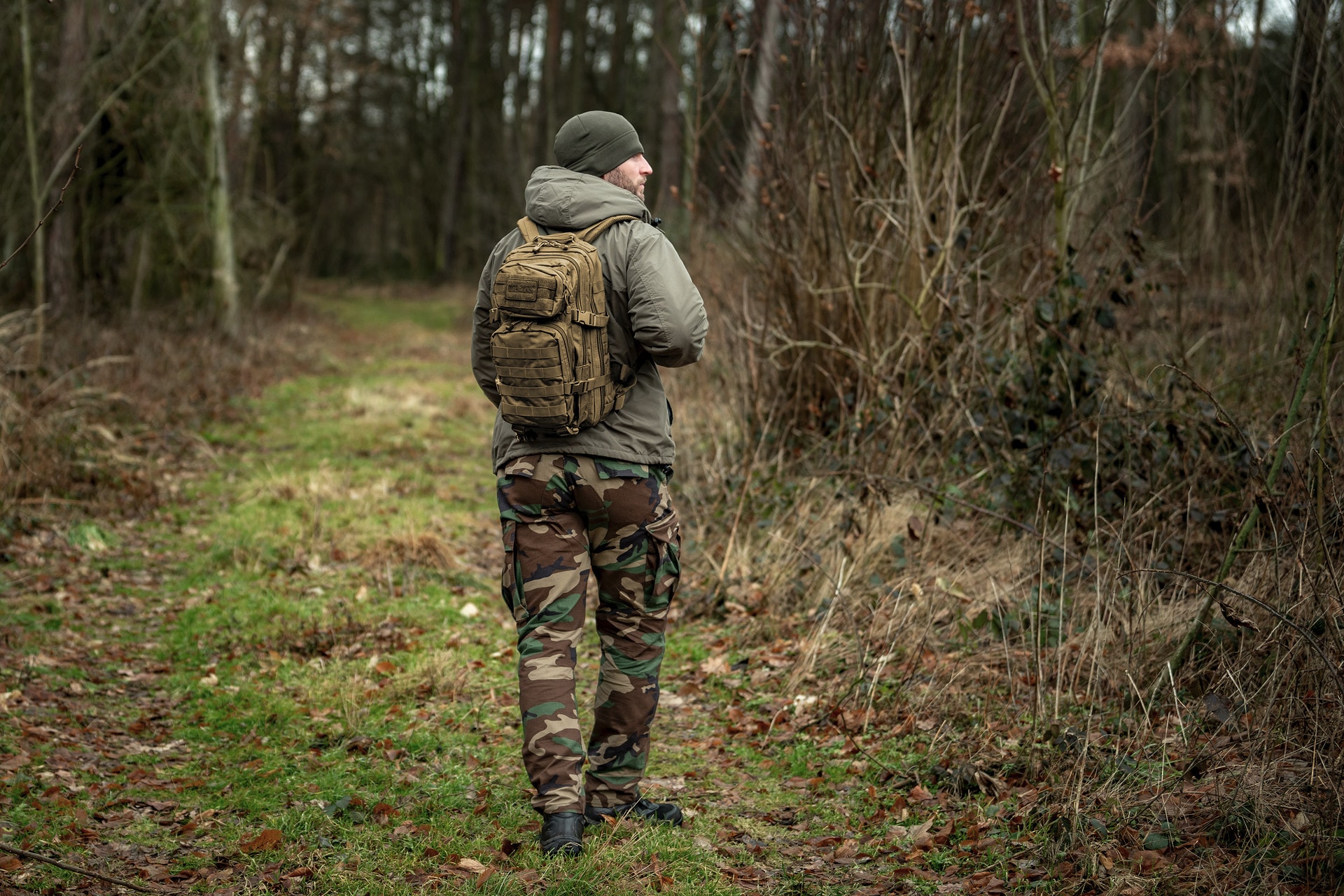 Військові штани Mil-Tec Teesar Rip-Stop BDU Slim Fit - Woodland