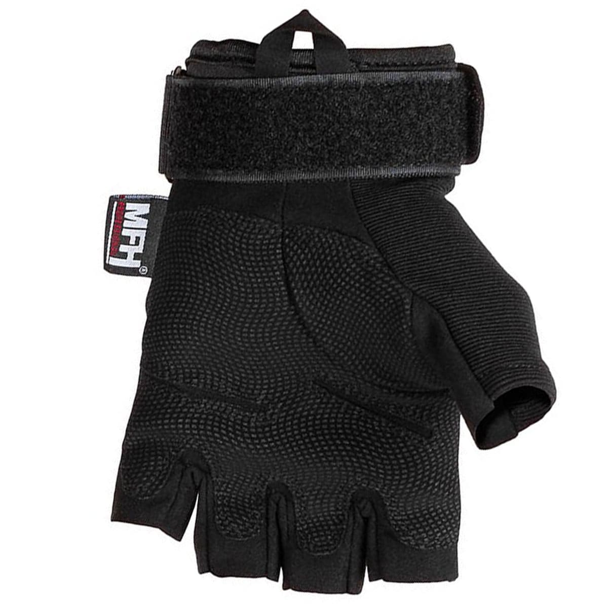 Тактичні рукавиці MFH Tactical Gloves Pro Fingerless - Black