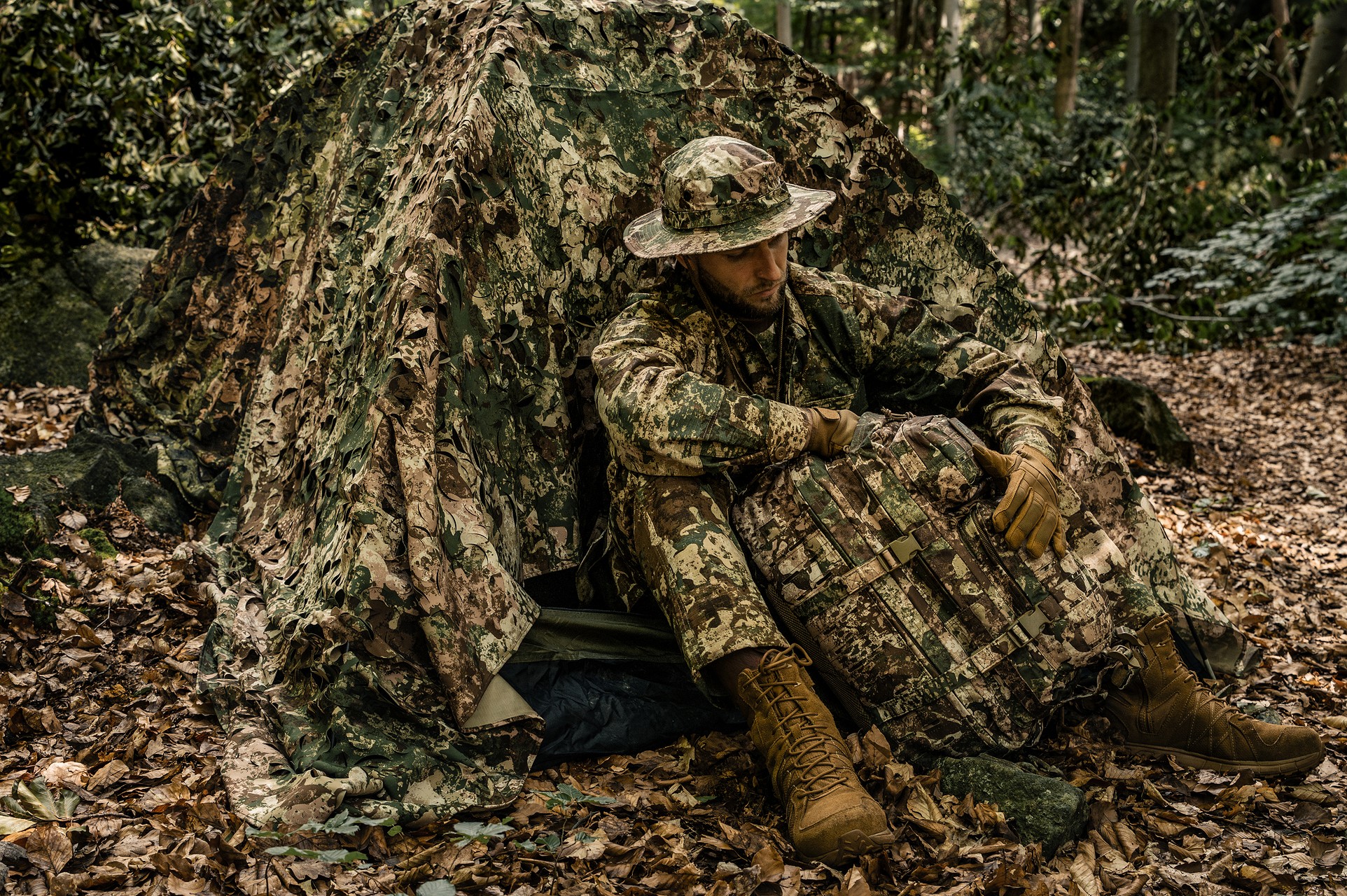 Рюкзак Mil-Tec Assault Pack Laser Cut Large 36 л - Phantomleaf WASP I Z2