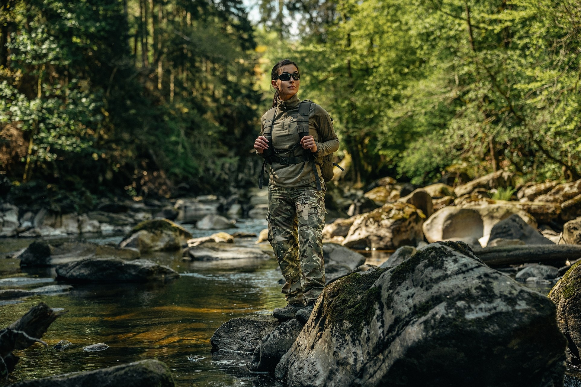 Штани Highlander Forces Elite Rip-Stop Combat Trousers - Arid MC Camo