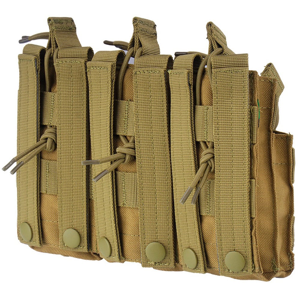 Потрійний підсумок Condor Triple Stacker для магазинів 5,56 мм - Coyote Brown