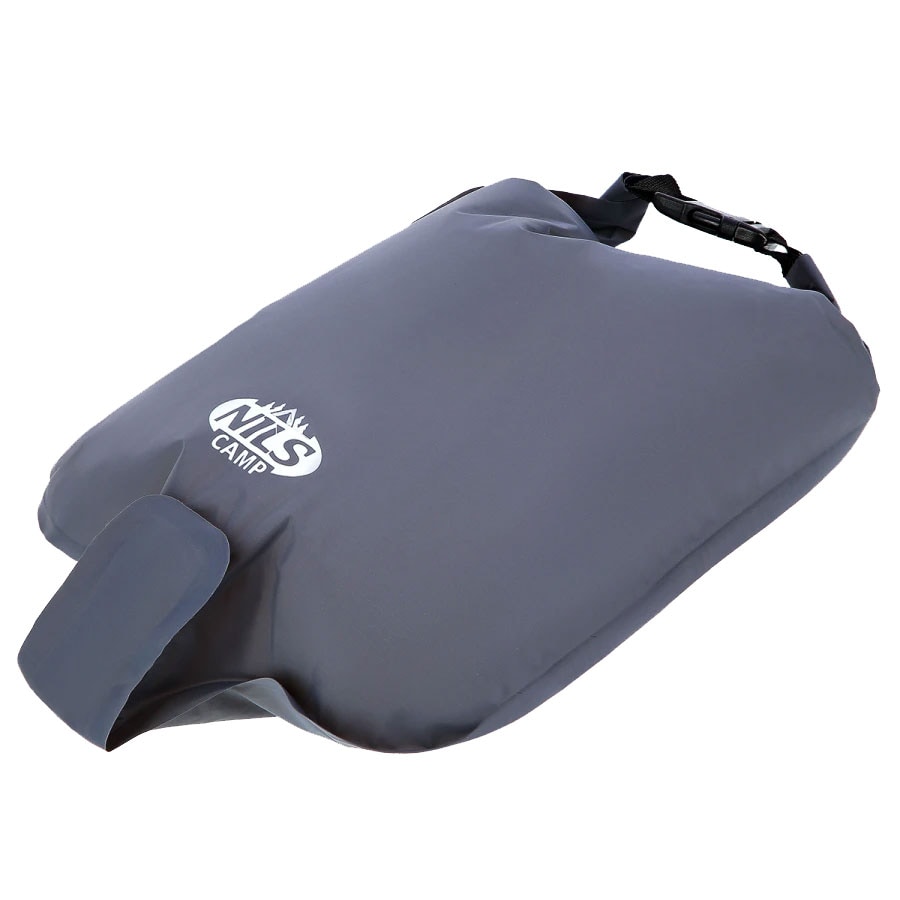 Одномісний матрац Nils Camp NC4006 з насосом - Сірий