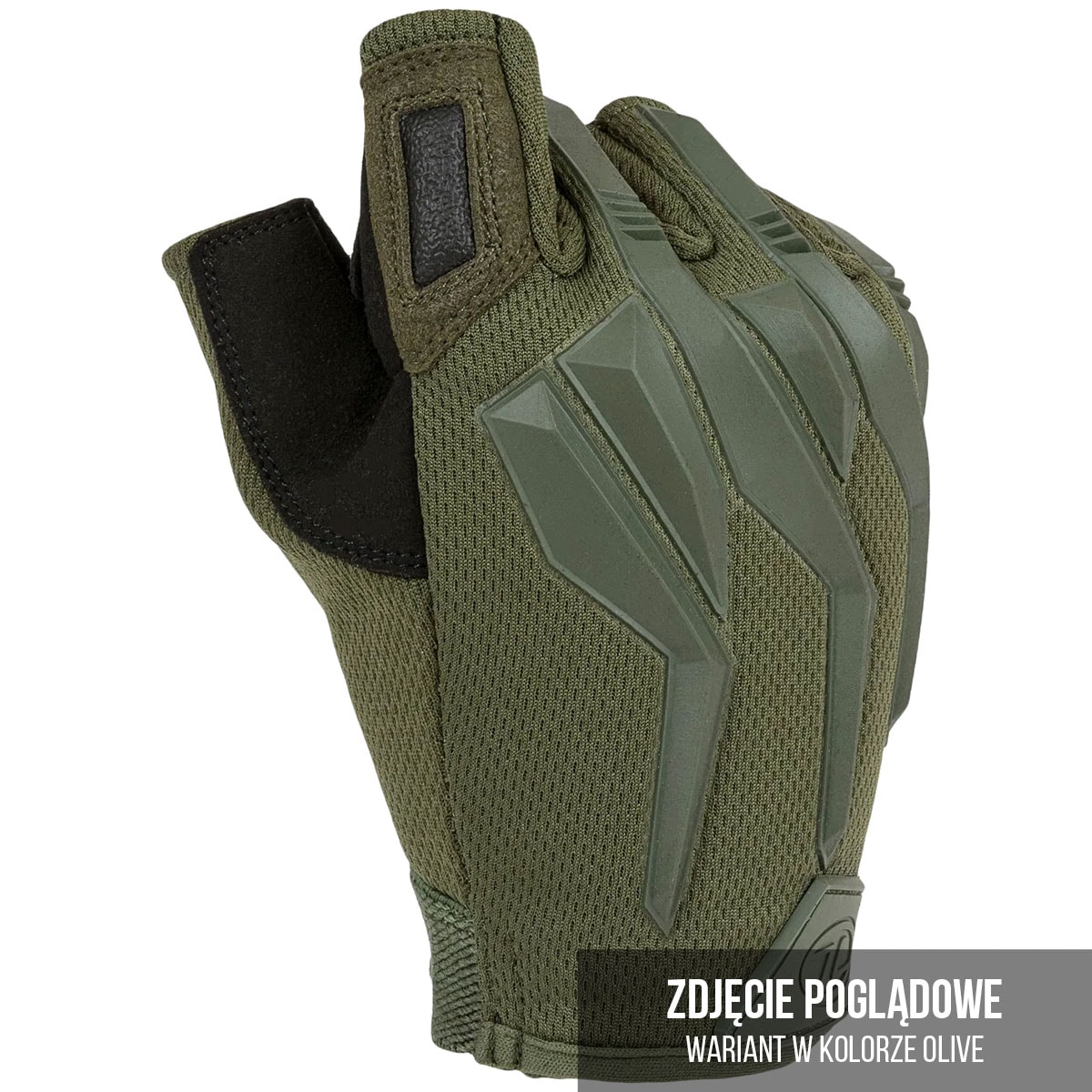 Тактичні рукавиці Highlander Forces Raptor Gloves Half Finger - Black