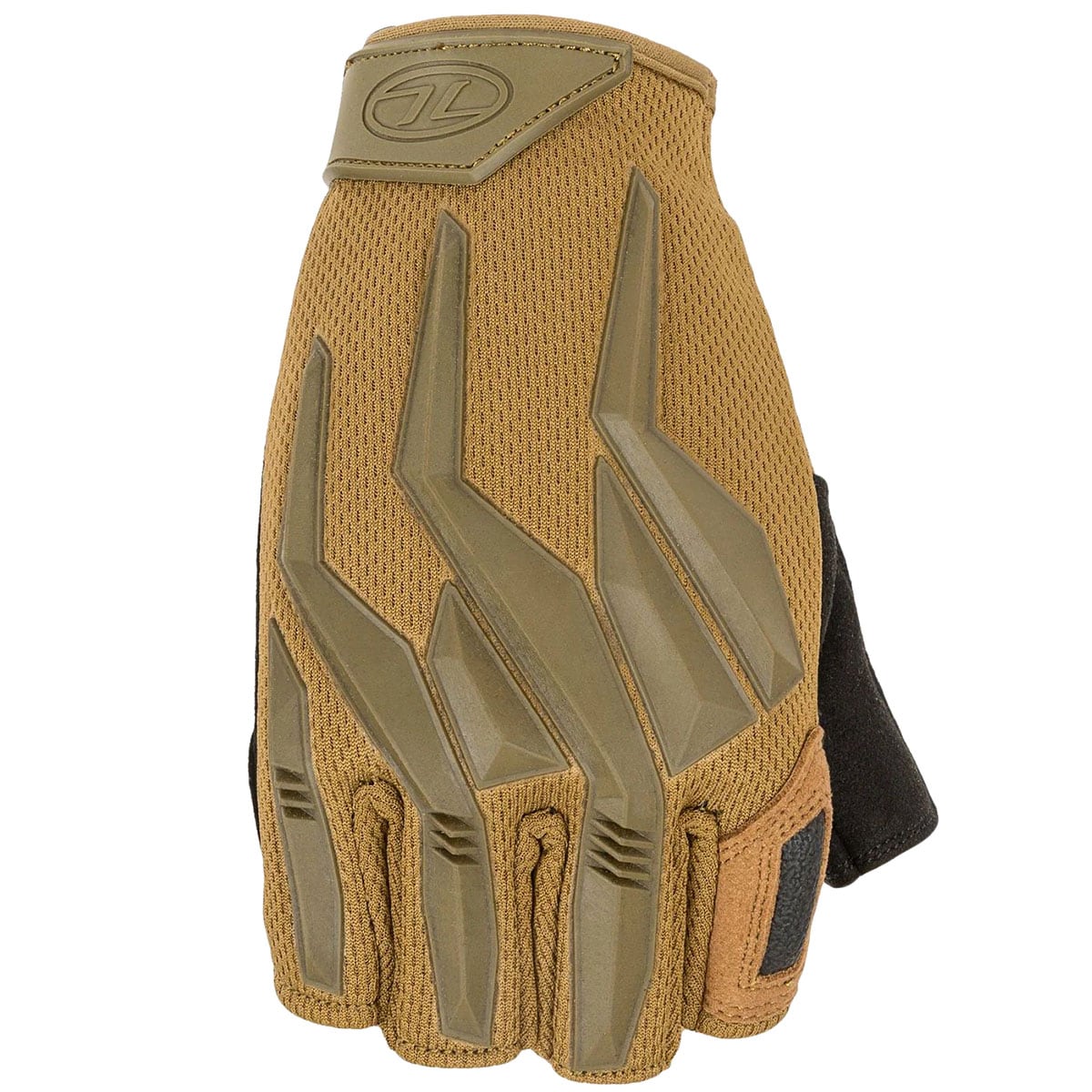 Тактичні рукавиці Highlander Forces Raptor Gloves Half Finger - Coyote