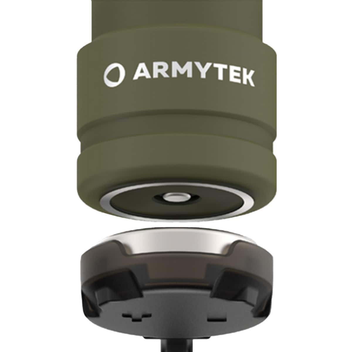 Налобний і кутовий ліхтарик  Armytek Wizard C2 Pro Max Magnet USB White Olive - 4000 люменів