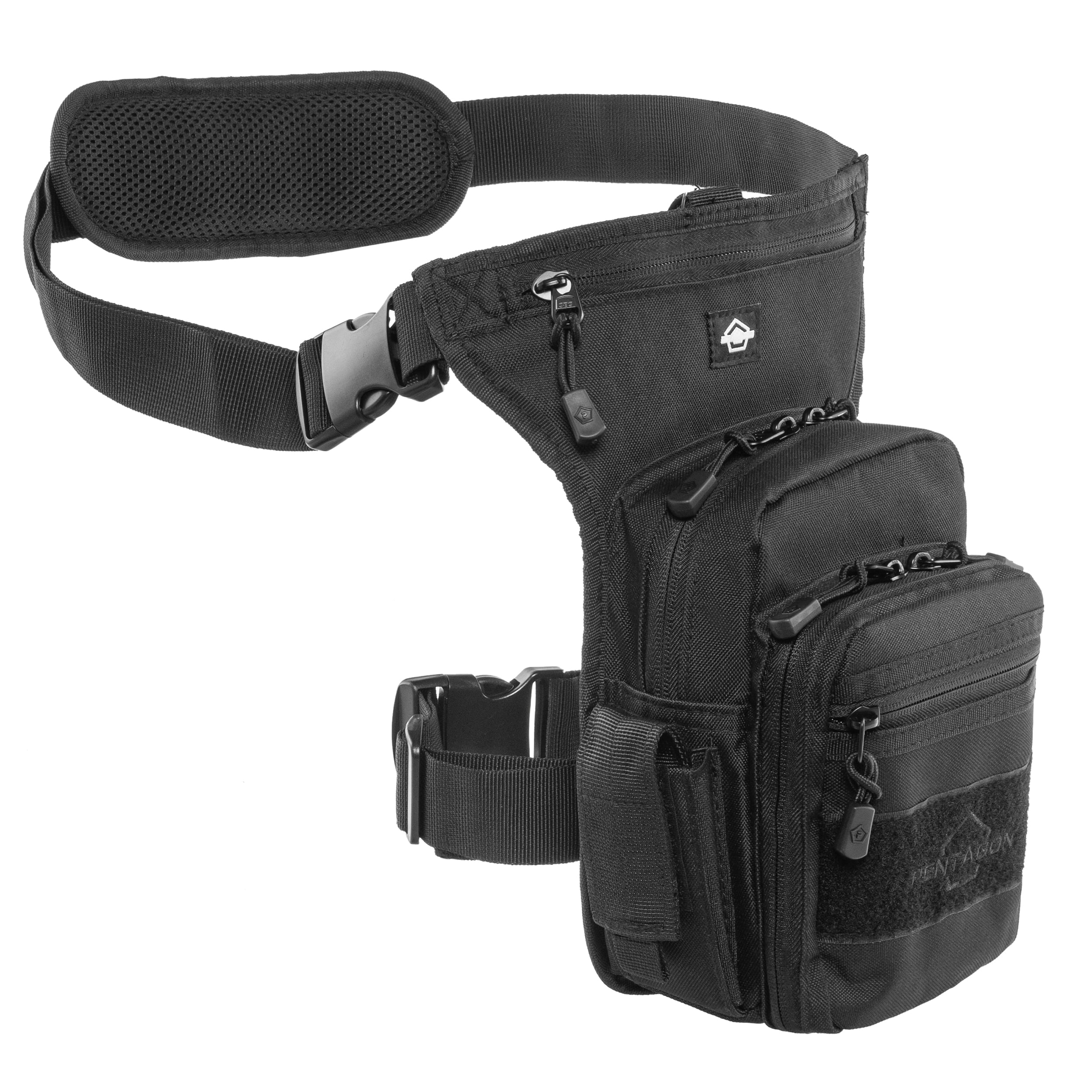 Сумка Pentagon Max-S 2.0 Gun Thigh Pouch 3,7 л - Black