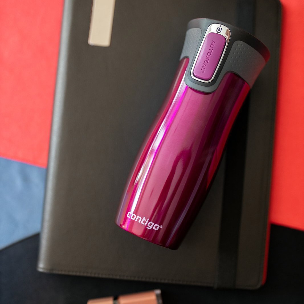 Термочашка Contigo West Loop 2.0 470 мл - Малинова