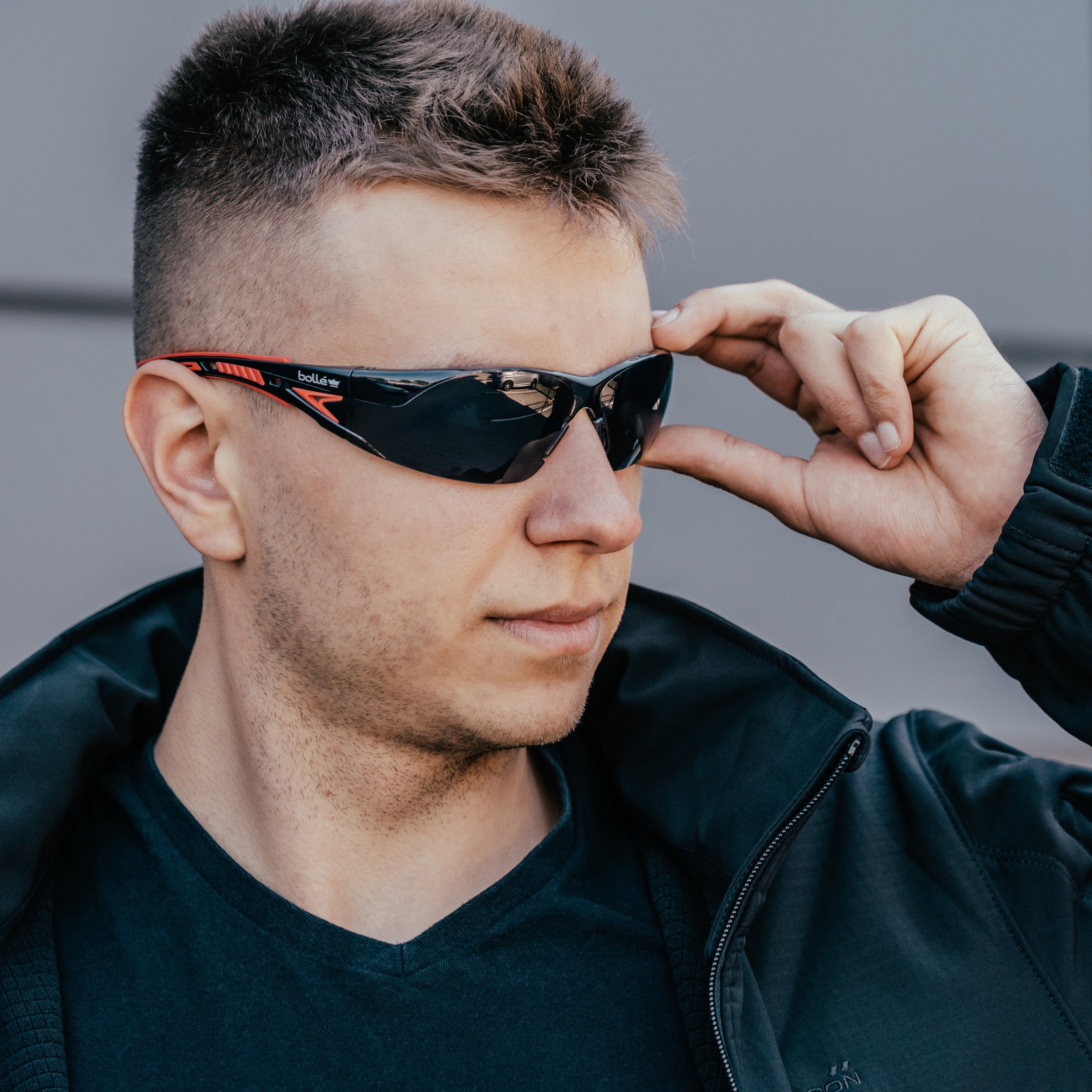 Тактичні окуляри Bolle Rush+ Smoke