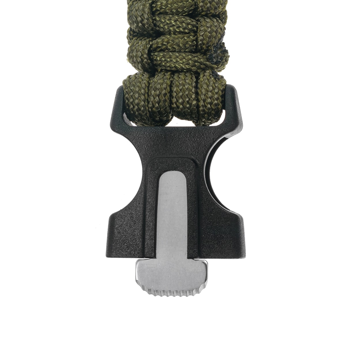 Браслет Paracord Badger Outdoor з кресалом - оливковий