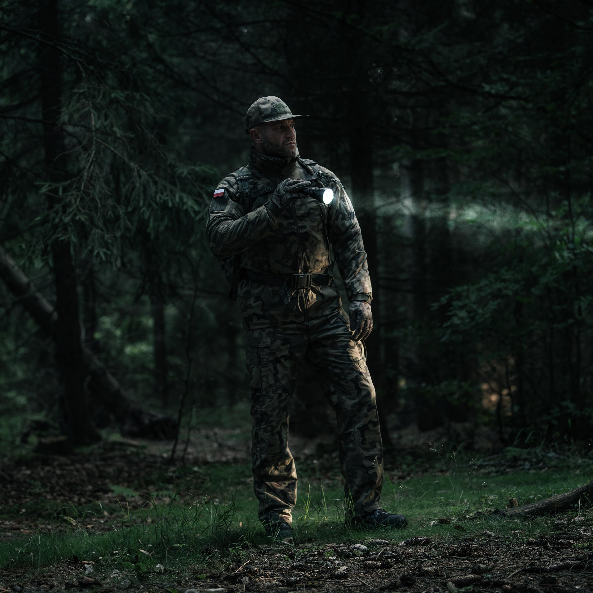 Бейсболка Texar Rip-Stop - wz.93 Pantera PL Woodland