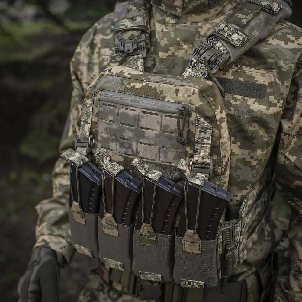 Плитоноска типу Plate Carrier M-Tac Cuirass Fast QRS - MM14 - для плит L/XL