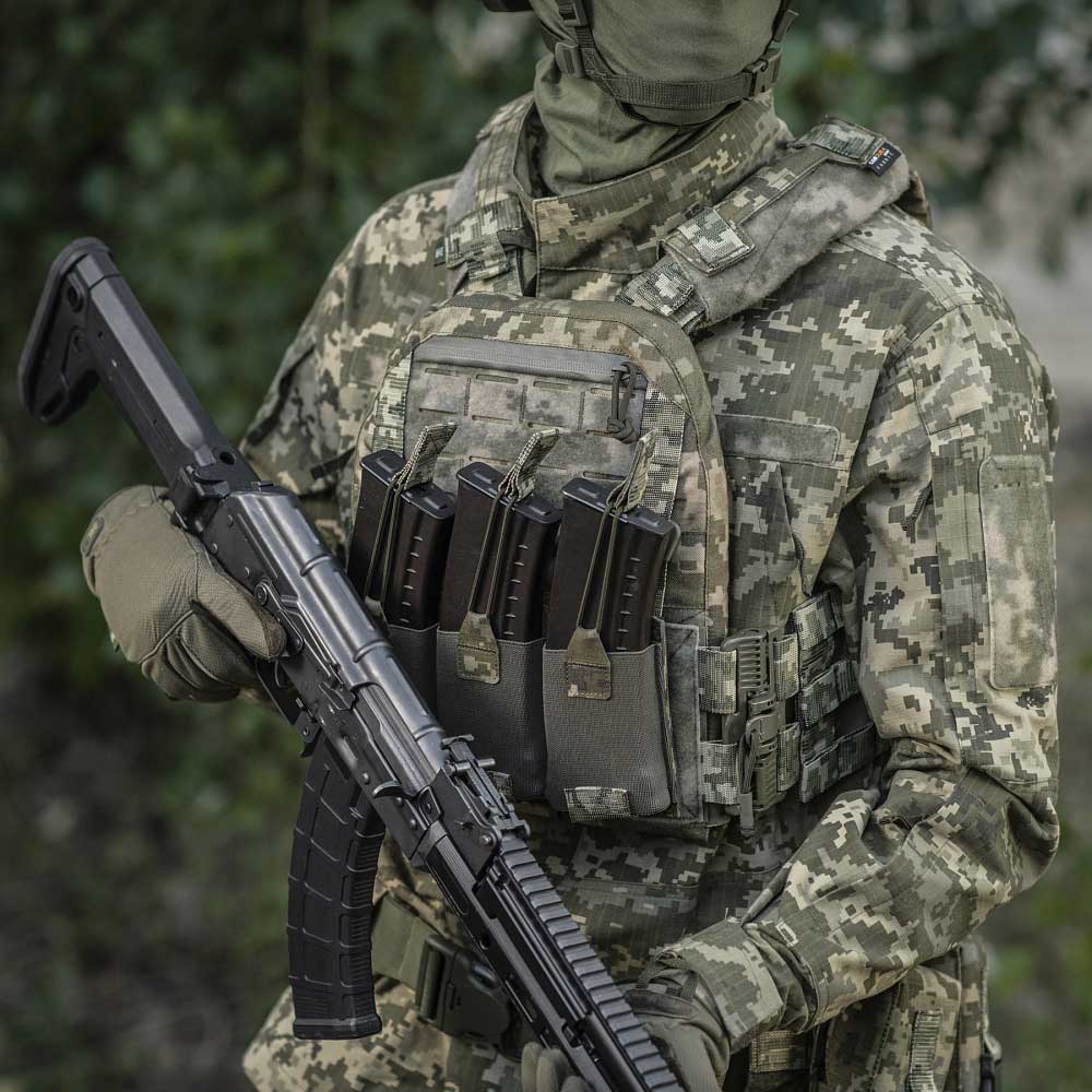 Плитоноска типу Plate Carrier M-Tac Cuirass QRS - MM14 - для плит розміру S/M 