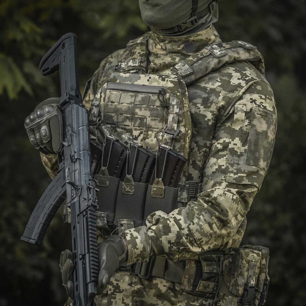 Плитоноска типу Plate Carrier M-Tac Cuirass QRS - MM14 - для плит розміру L/XL 