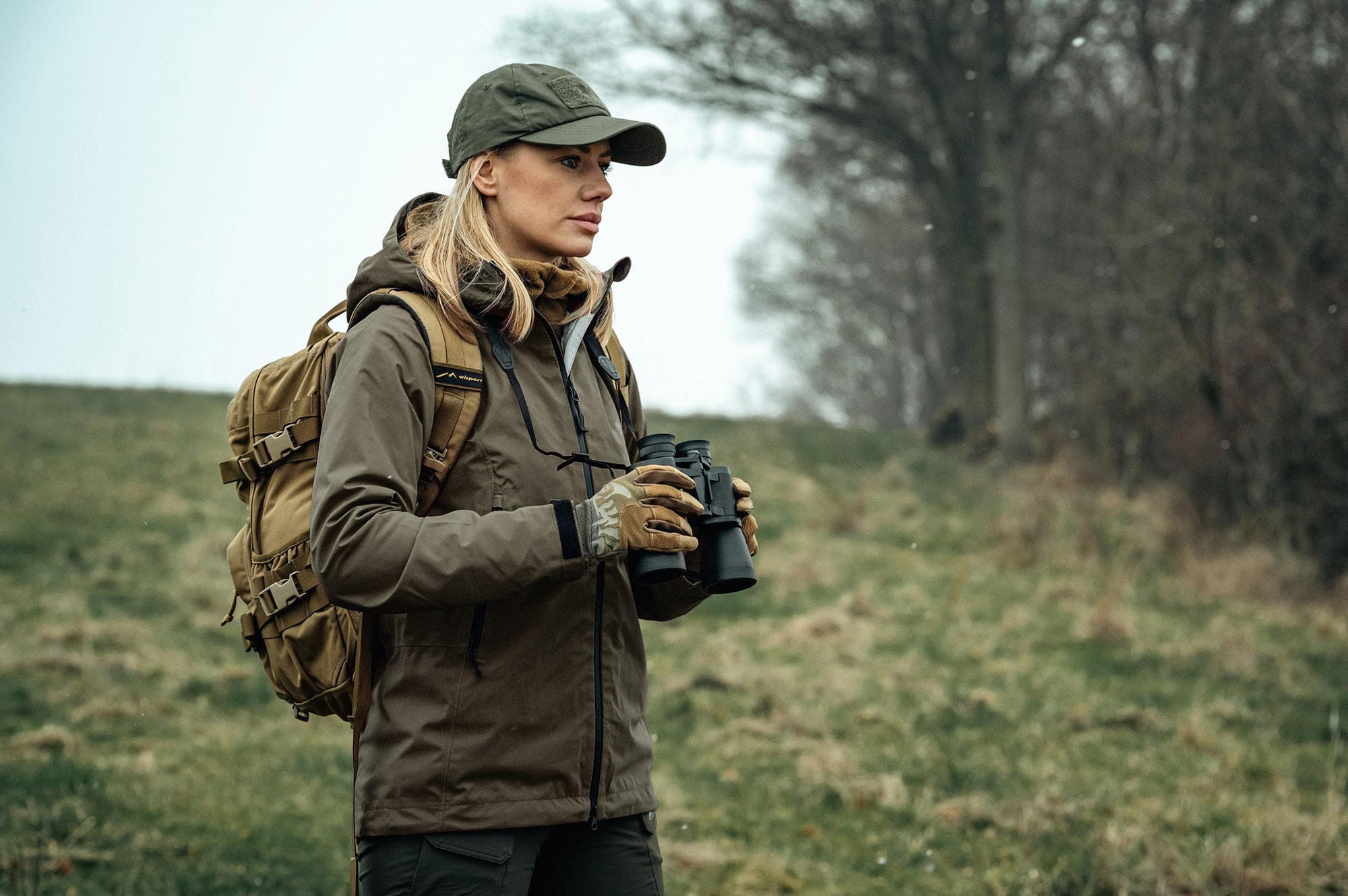 Жіноча куртка Helikon-Tex Squall Hardshell - Taiga Green