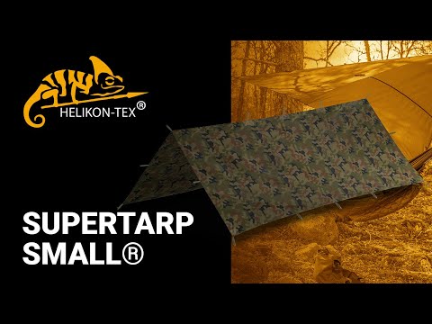 Брезент Helikon Supertarp Small бівуачний малий - чорний