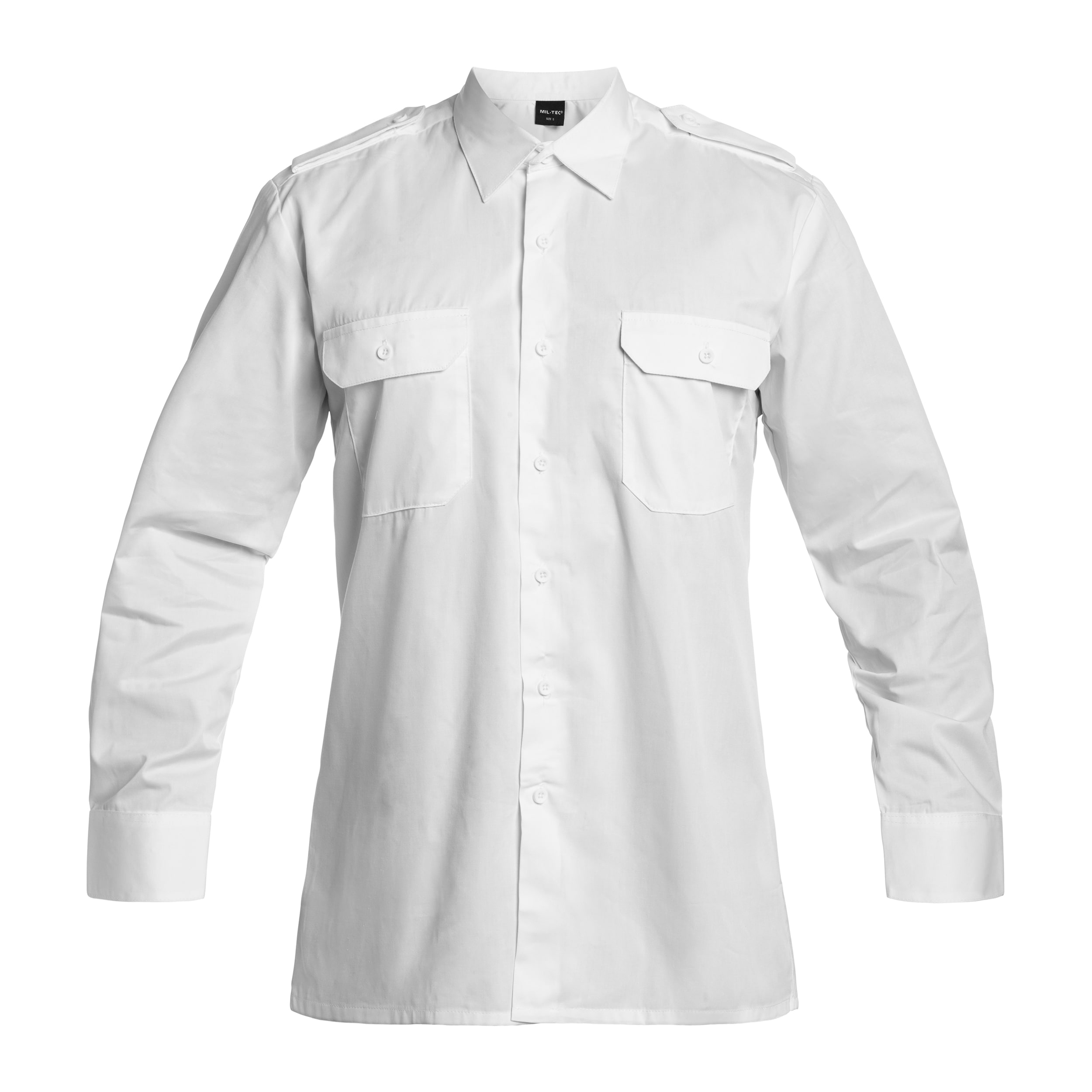 Сорочка Mil-Tec Service Long Sleeve Shirt - White