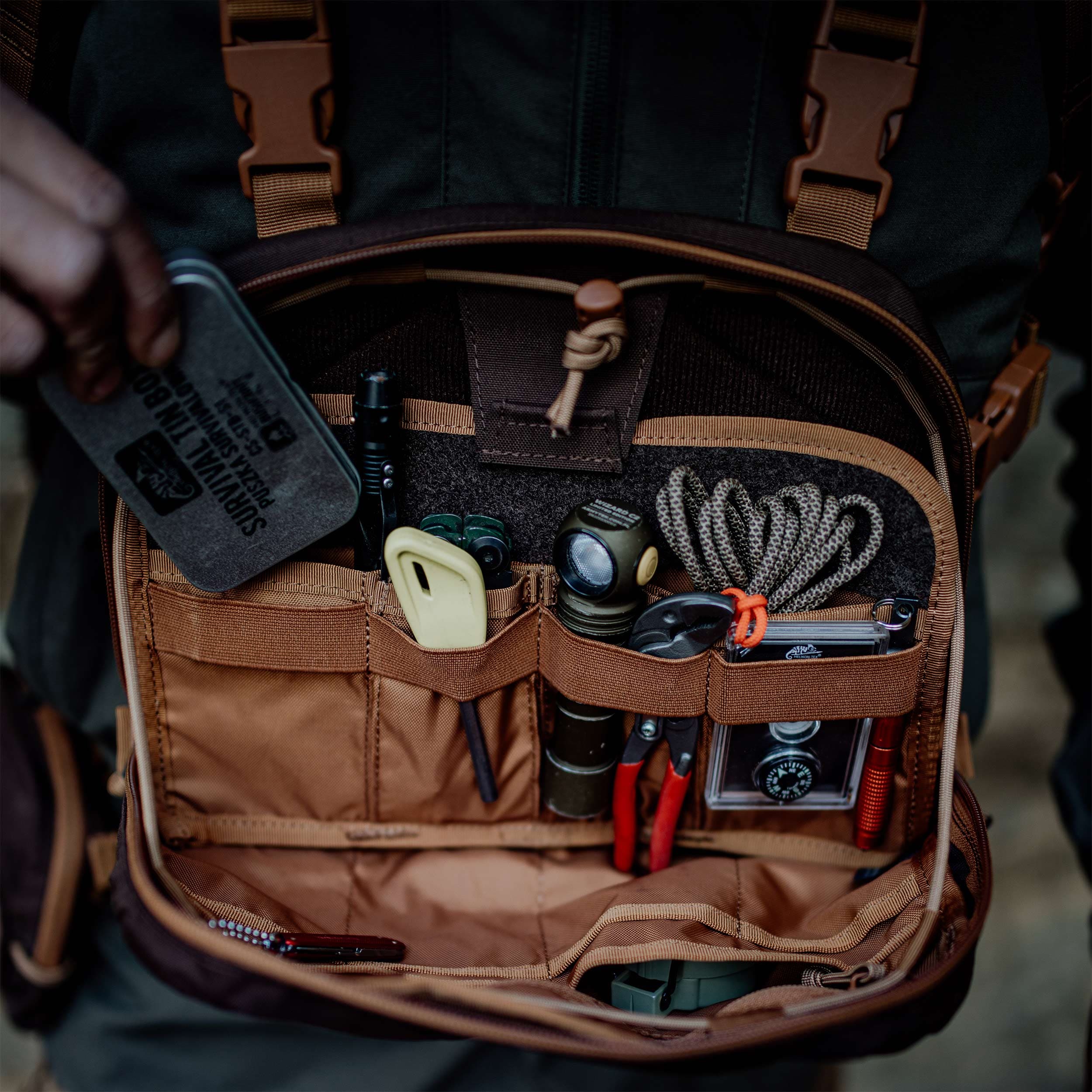 Сумка нагрудна Helikon-Tex Numbat Earth Brown/Clay