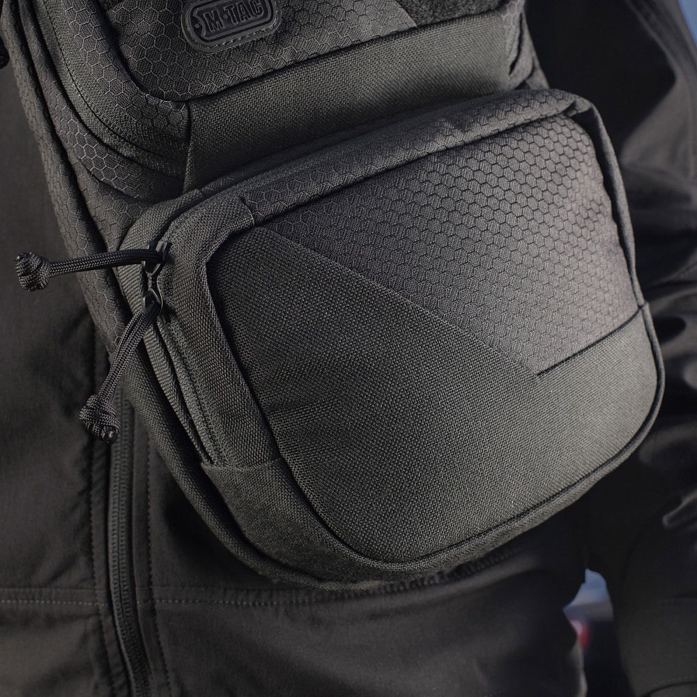 Сумка через плече M-Tac Buckler Bag Elite Hex 7 л - Black