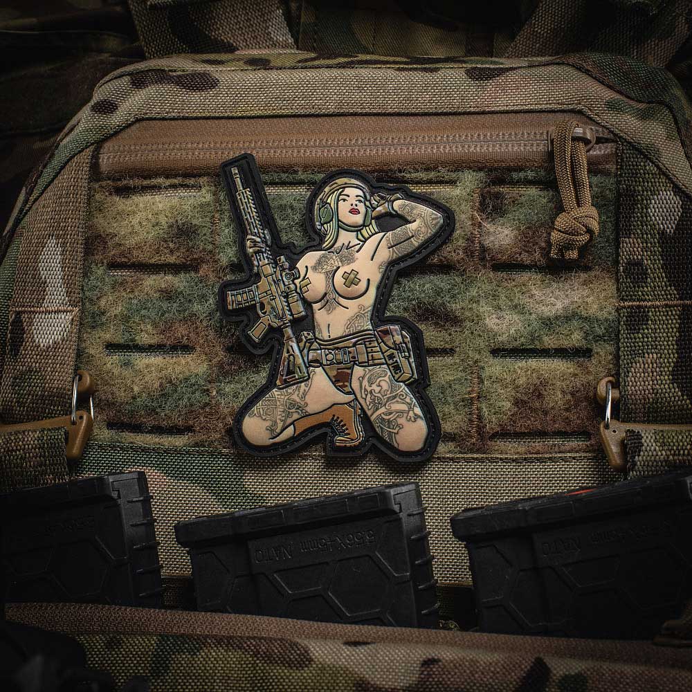 Нашивка M-Tac Tactical Girl No.1 Skandinavik PVC - MultiCam
