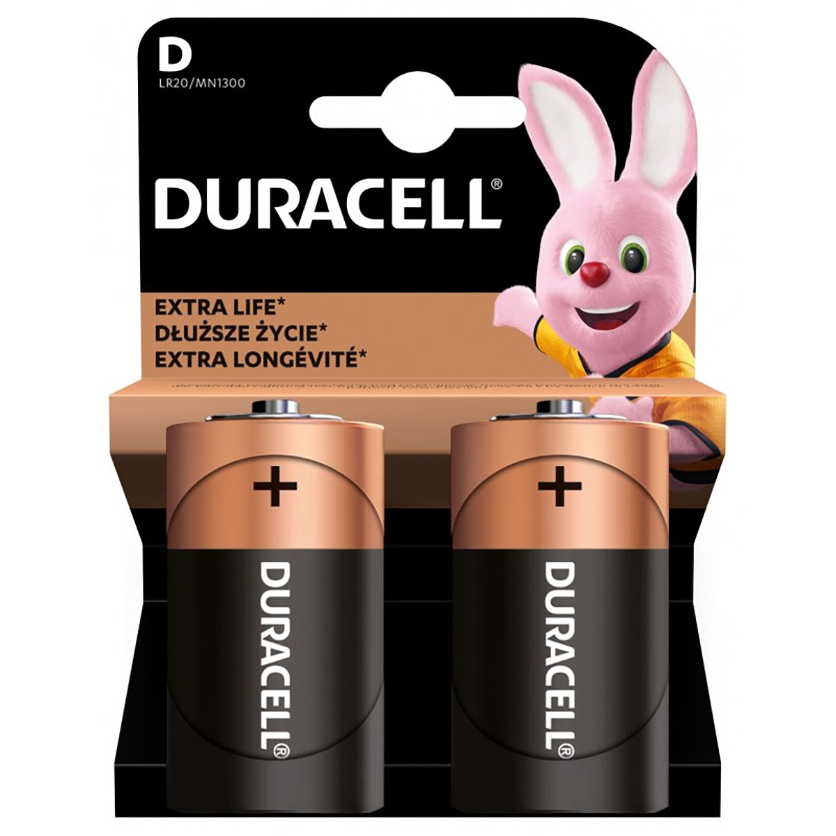 Батарейка Duracell LR20 - 2 шт.