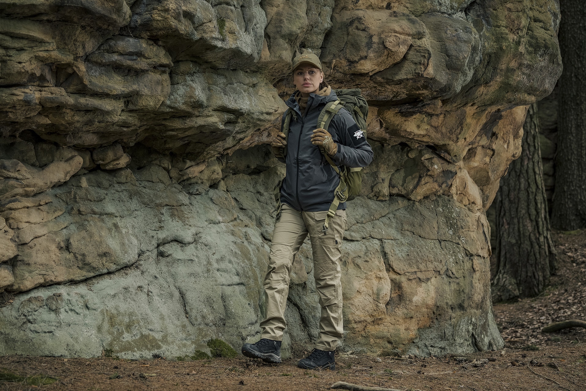 Жіночі штани Helikon Women's UTP Resized PolyCotton Rip-Stop - Khaki