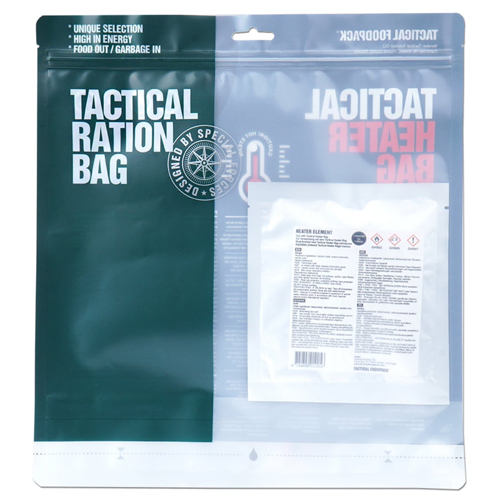 Безполуменевий хімічний нагрівач Tactical Foodpack Tactical Heather Bag