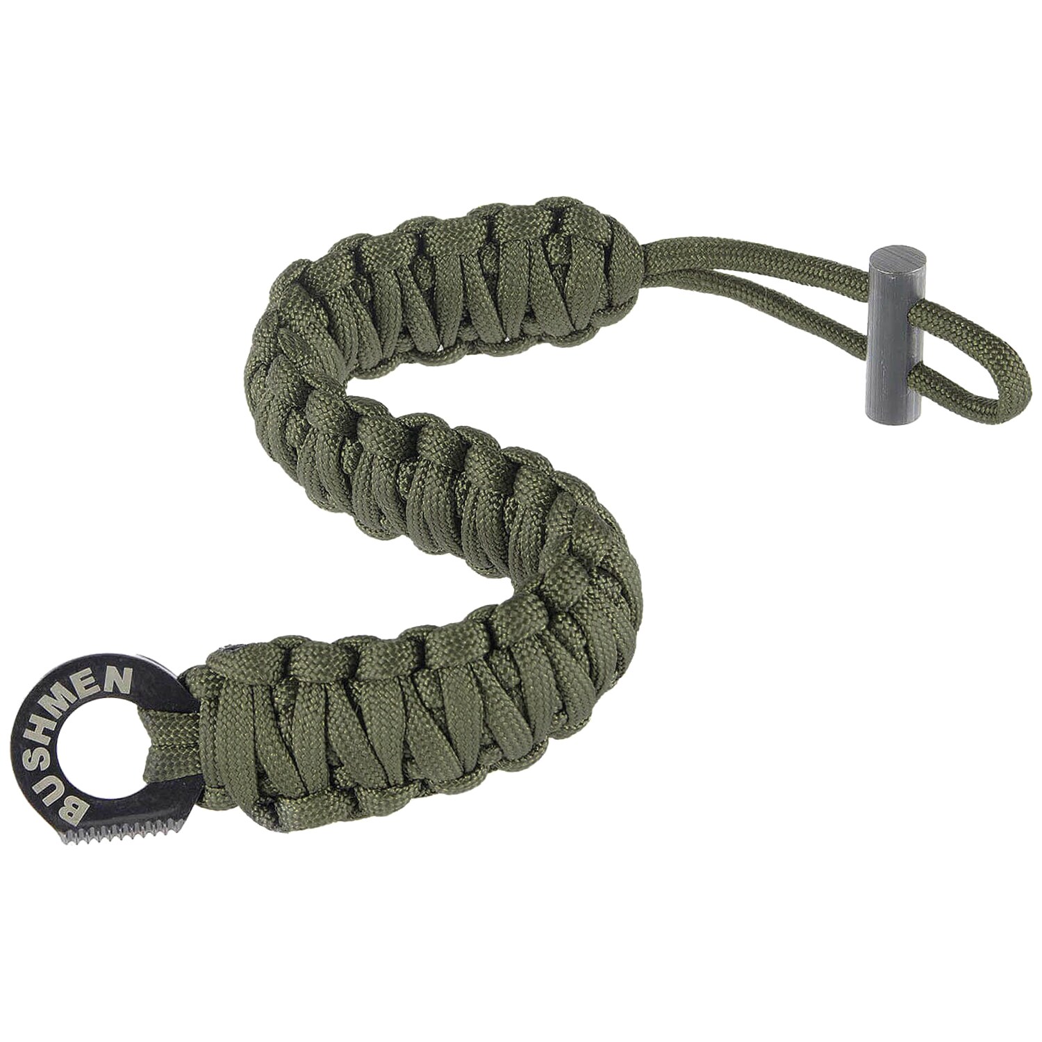 Браслет Bushmen Paracord із кресалом 6 м - Olive