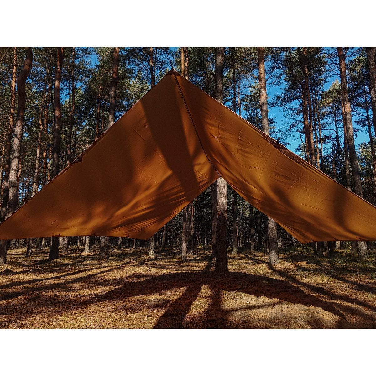 Простирадло для кемпінгу TigerWood Tarp 3х3 - Coyote