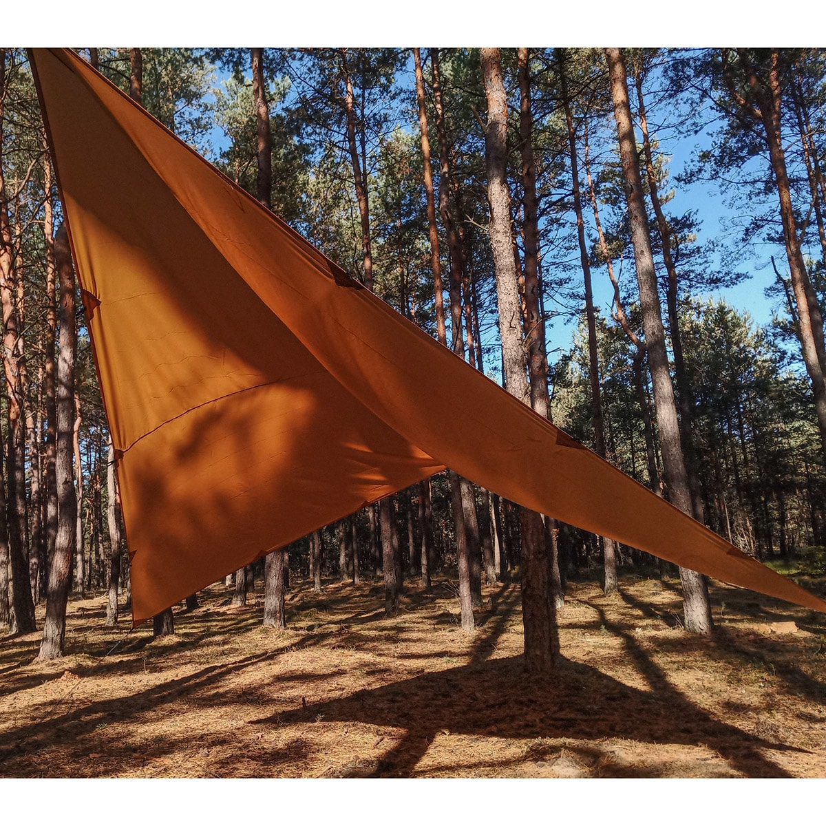 Простирадло для кемпінгу TigerWood Tarp 3х3 - Coyote