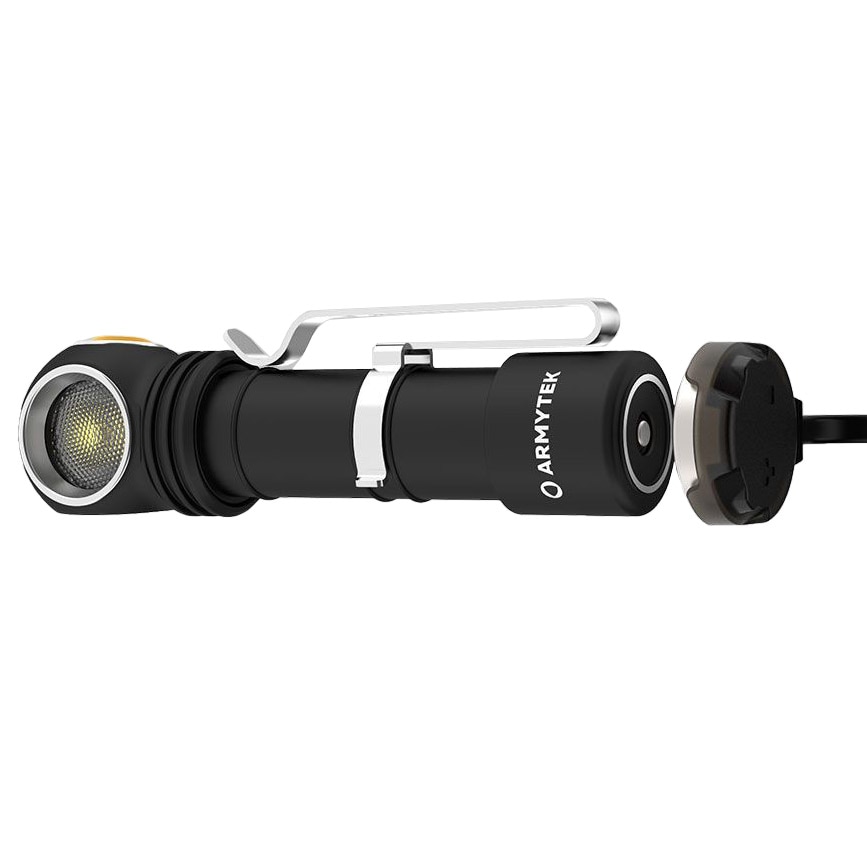 Налобний і кутовий ліхтарик Armytek Wizard C2 Pro Nichia Magnet USB W - 1600 люменів