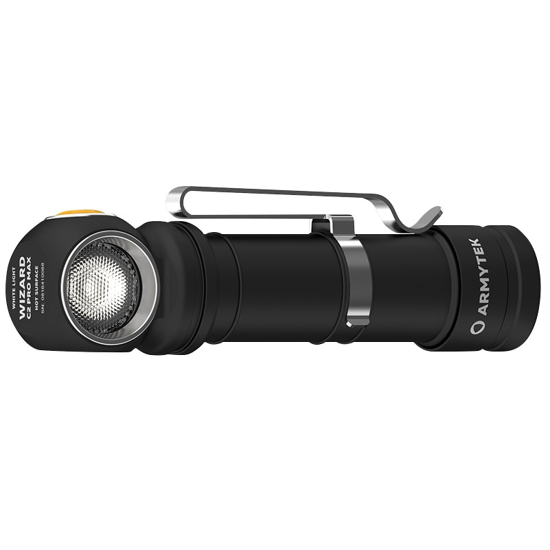 Налобний і кутовий ліхтарик Armytek Wizard C2 Pro Max Magnet USB White - 4000 люменів