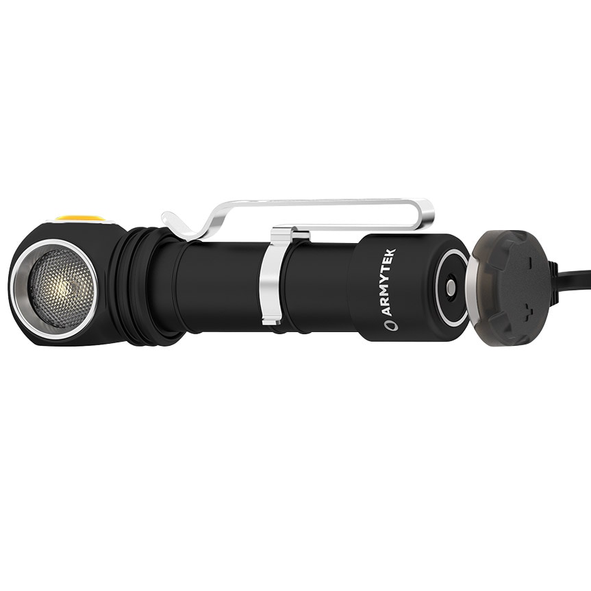 Налобний і кутовий ліхтарик Armytek Wizard C2 Pro Magnet USB Warm 3в1 - 2330 люменів