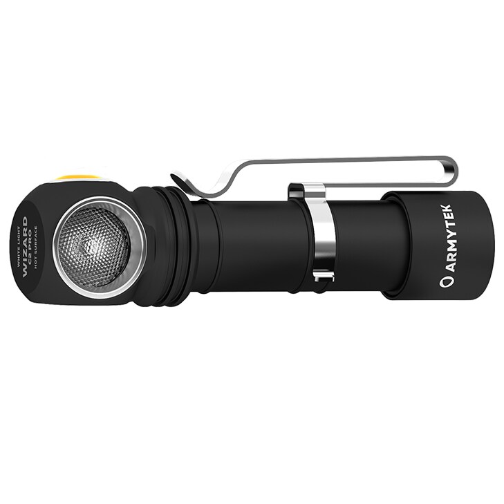 Налобний і кутовий ліхтарик Armytek Wizard C2 Pro Magnet USB White 3в1 - 2500 люменів