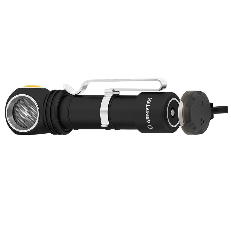 Налобний і кутовий ліхтарик Armytek Wizard C2 Pro Magnet USB White 3в1 - 2500 люменів