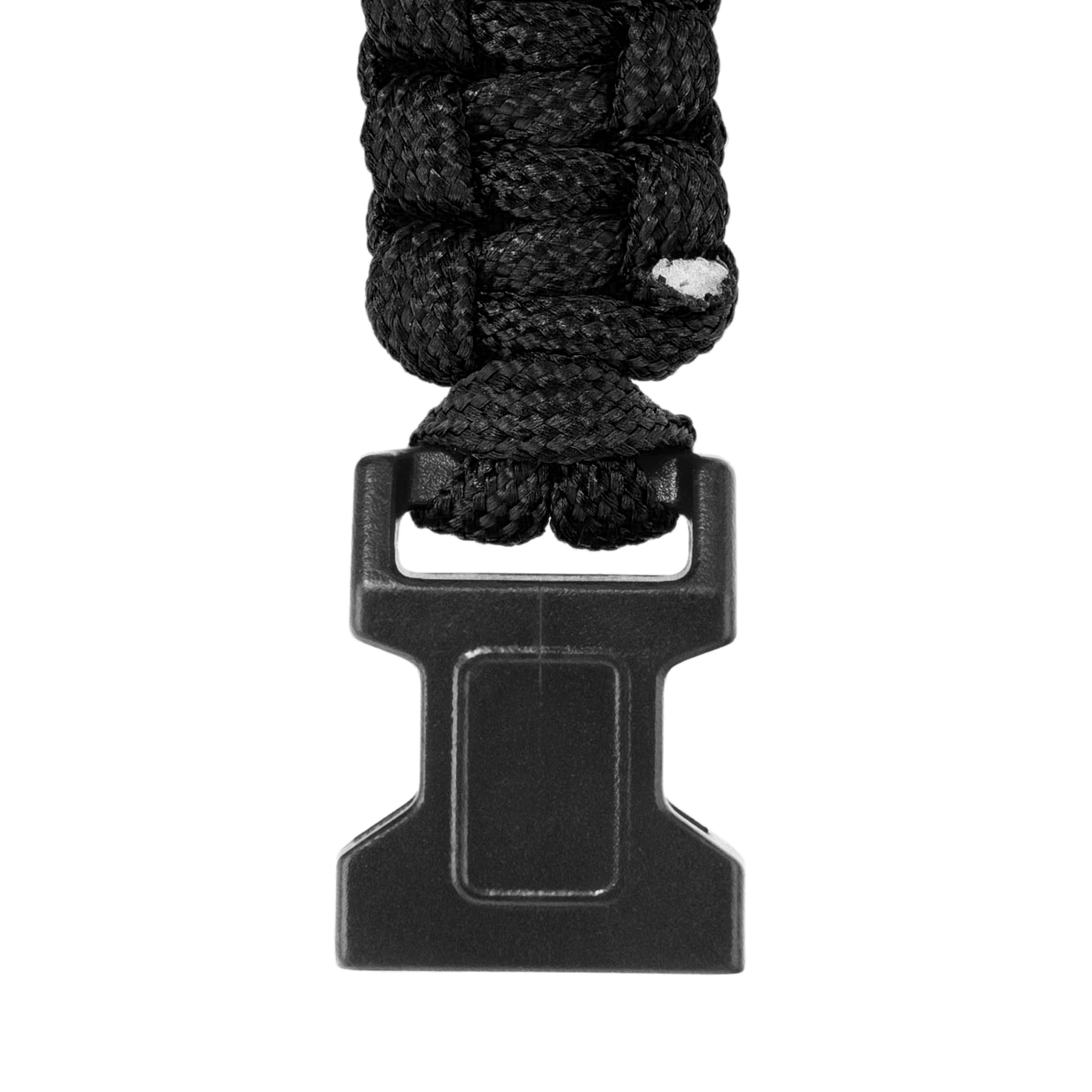 Браслет Paracord Badger Outdoor 550 пряжка - Black