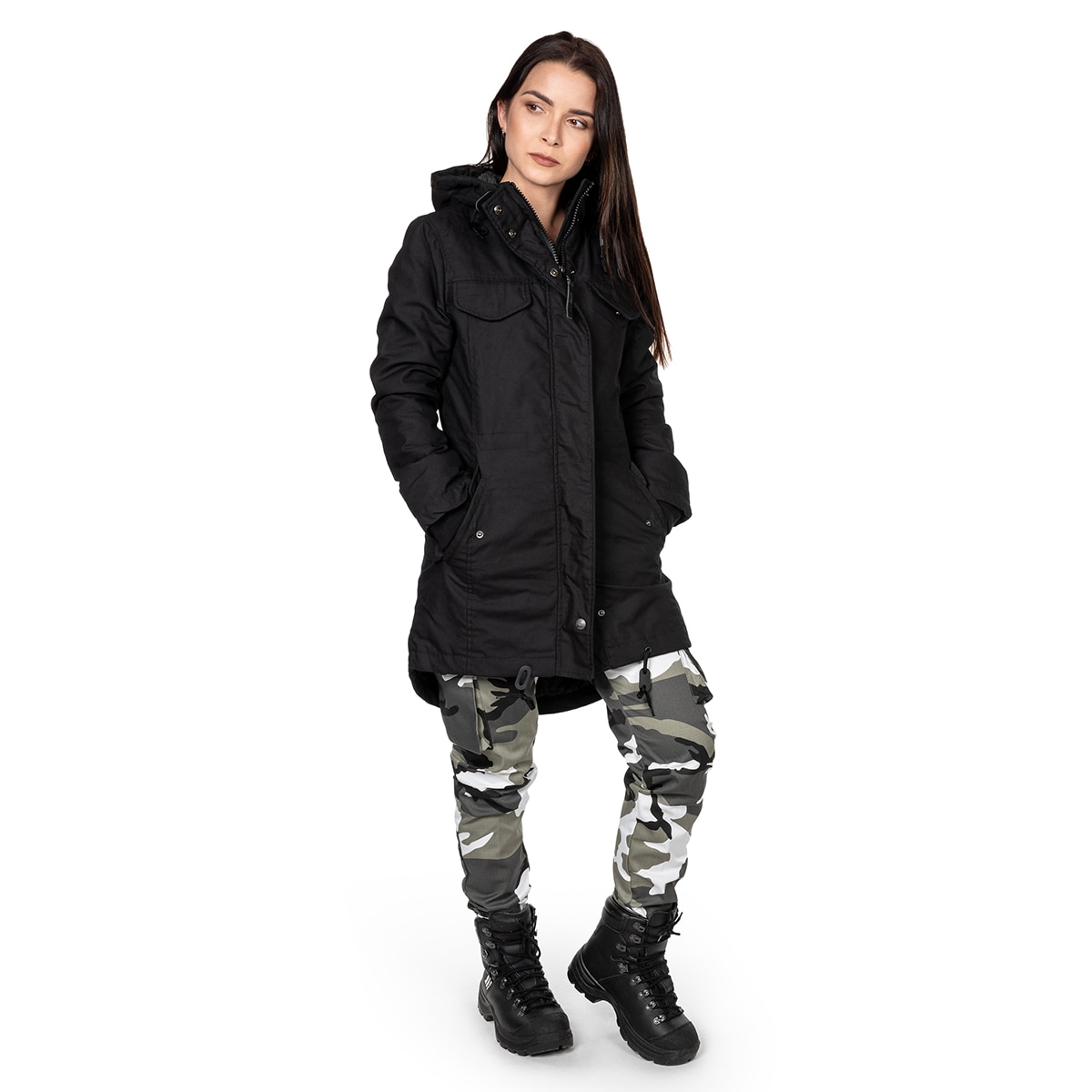 Жіноча парка Brandit Marsh Lake Parka - Black