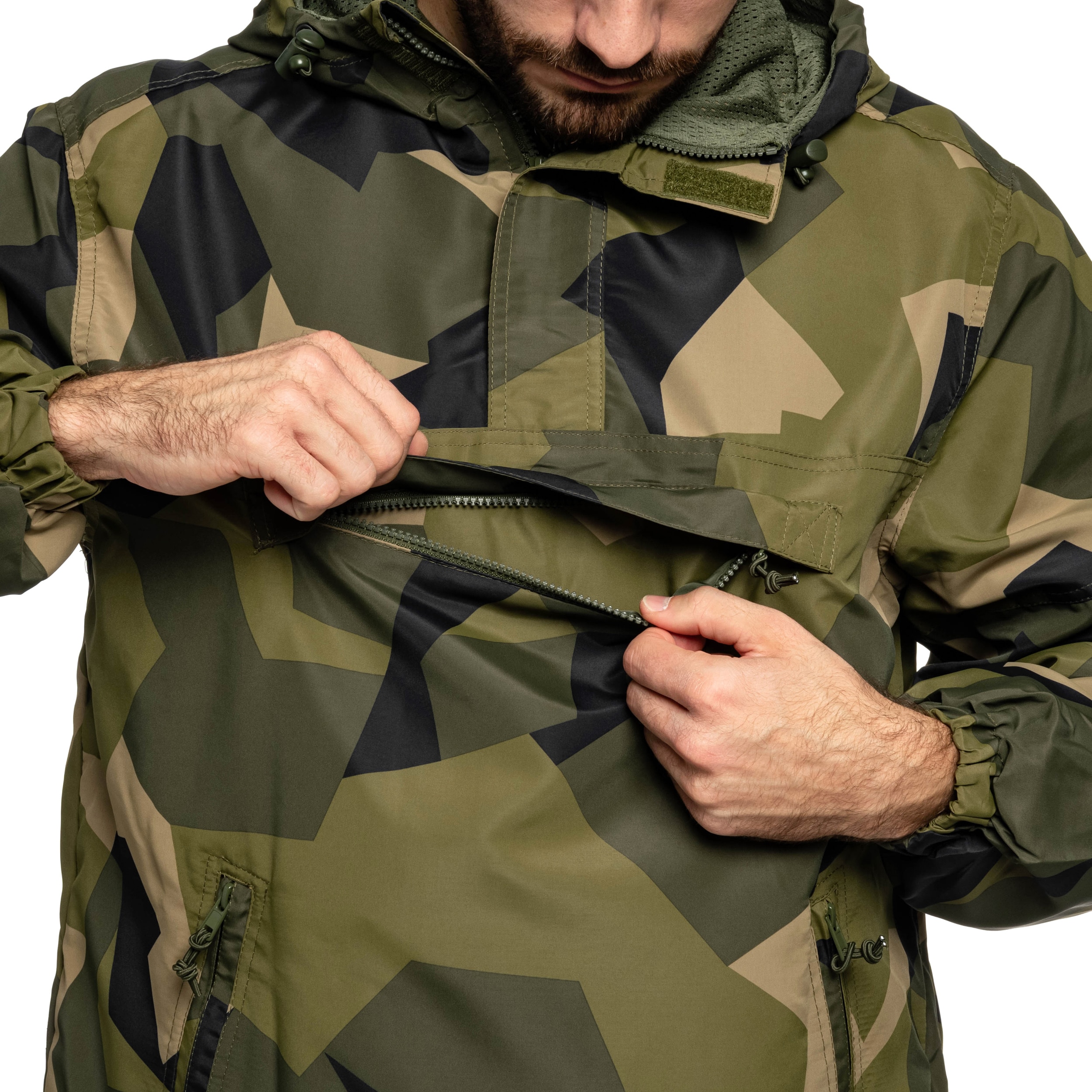 Куртка Brandit Summer Windbreaker - Swedish Camo M90