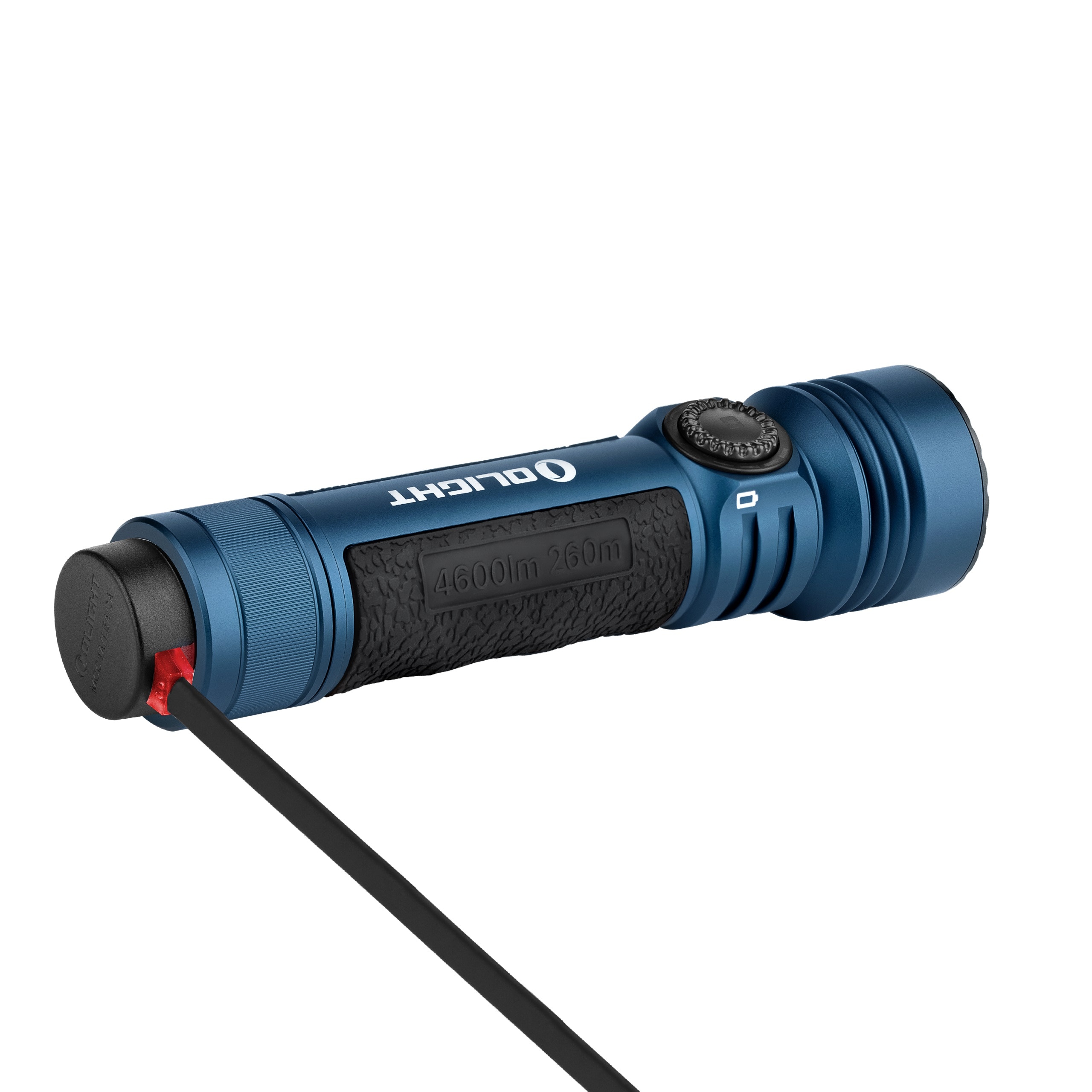 Тактично-пошуковий ліхтарик Olight Seeker 4 Pro Cool White Midnight Blue - 4600 люменів