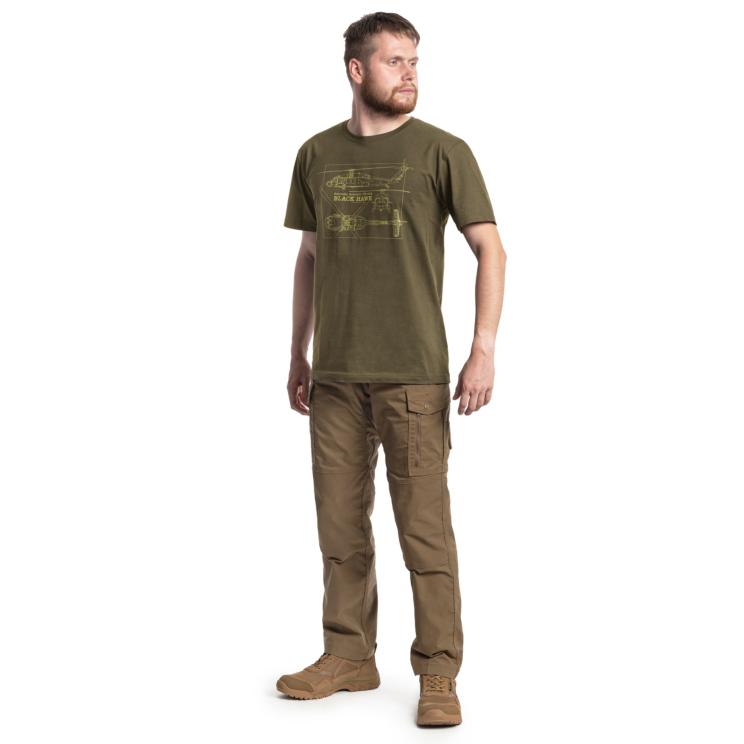 Футболка T-shirt UH-60A Black Hawk - Olive