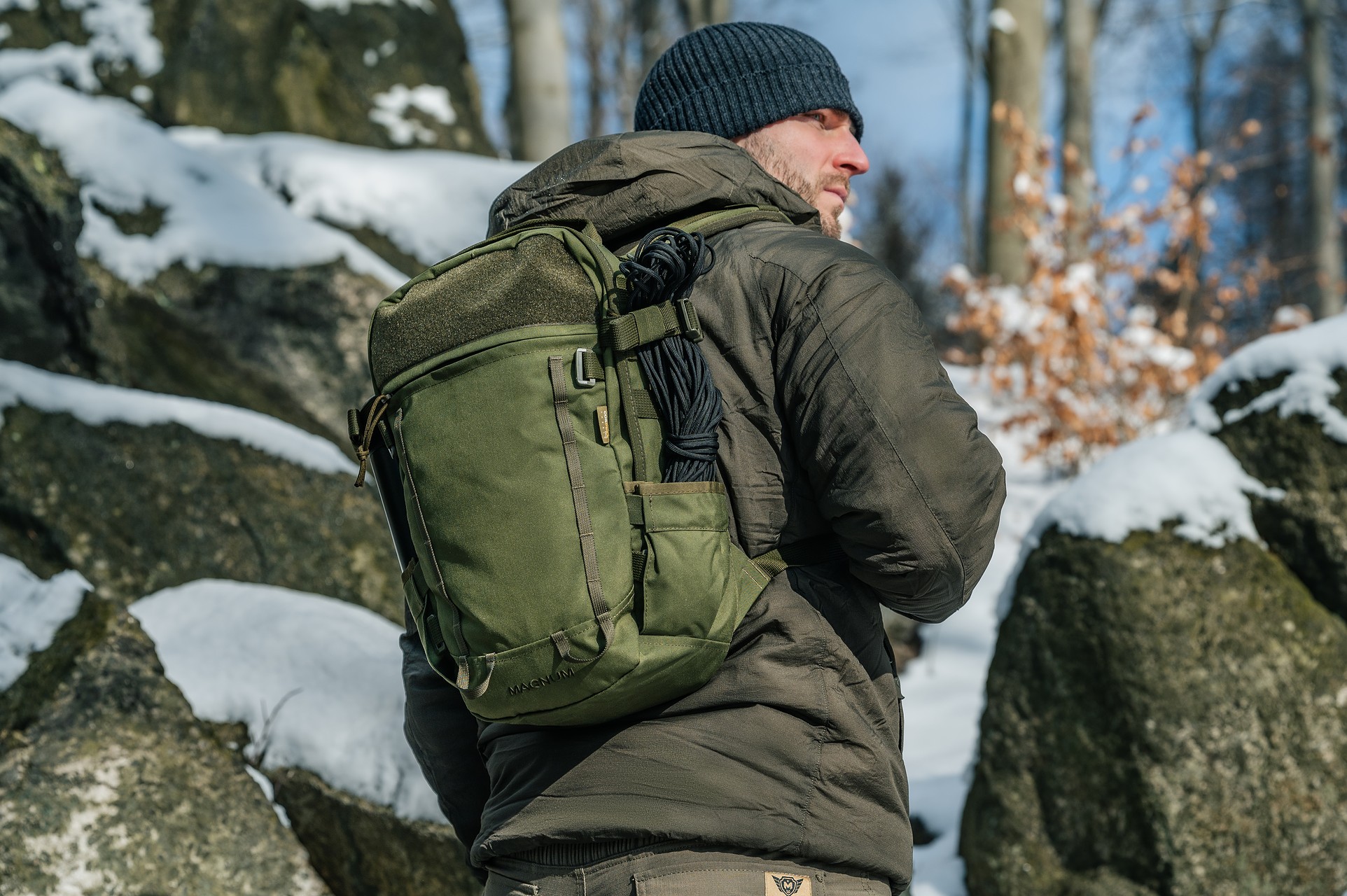 Парашутна мотузка Paracord Badger Outdoor 550 30 м - Black