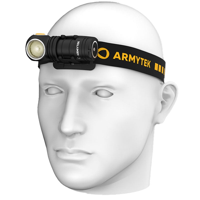 Налобний і кутовий ліхтарик Armytek Wizard C1 Pro Magnet USB Warm - 930 люменів