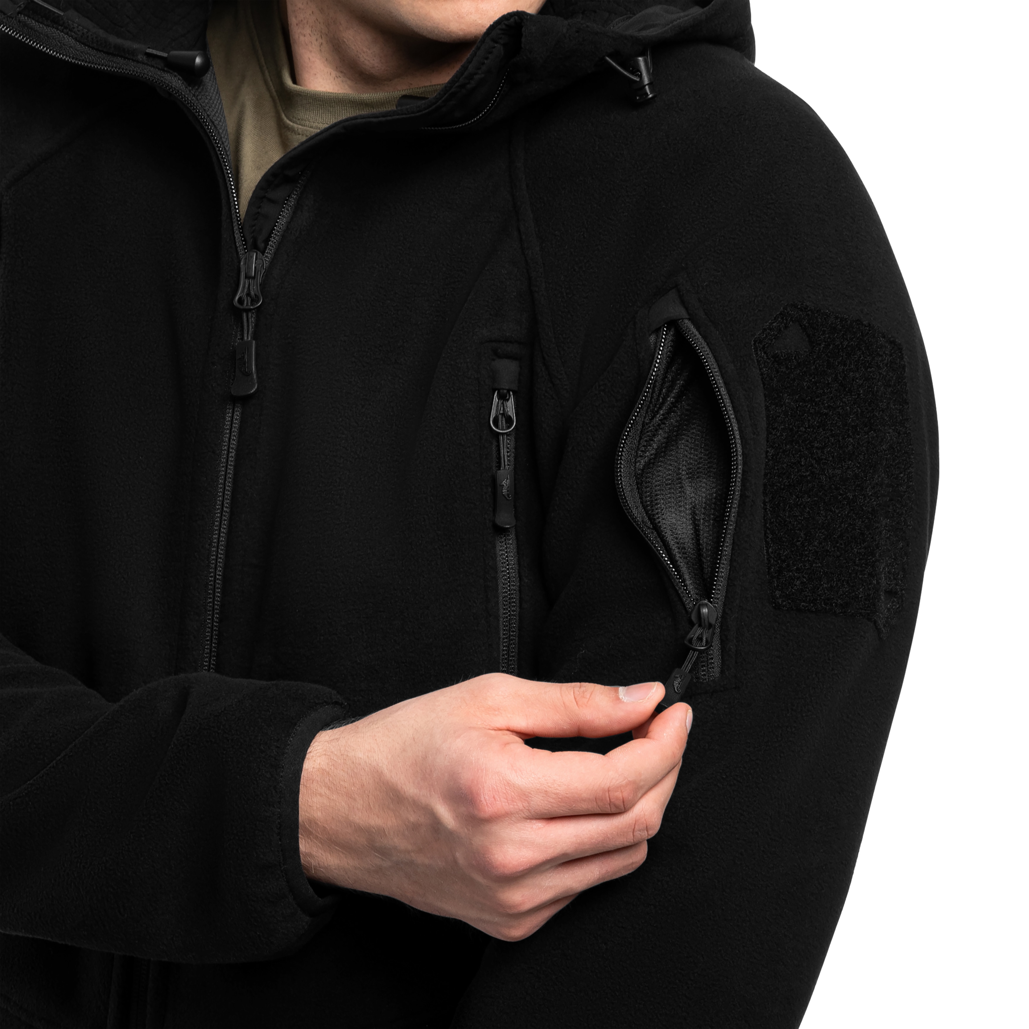 Флісова кофта Helikon Patriot Mk2 Hybrid Fleece - Black