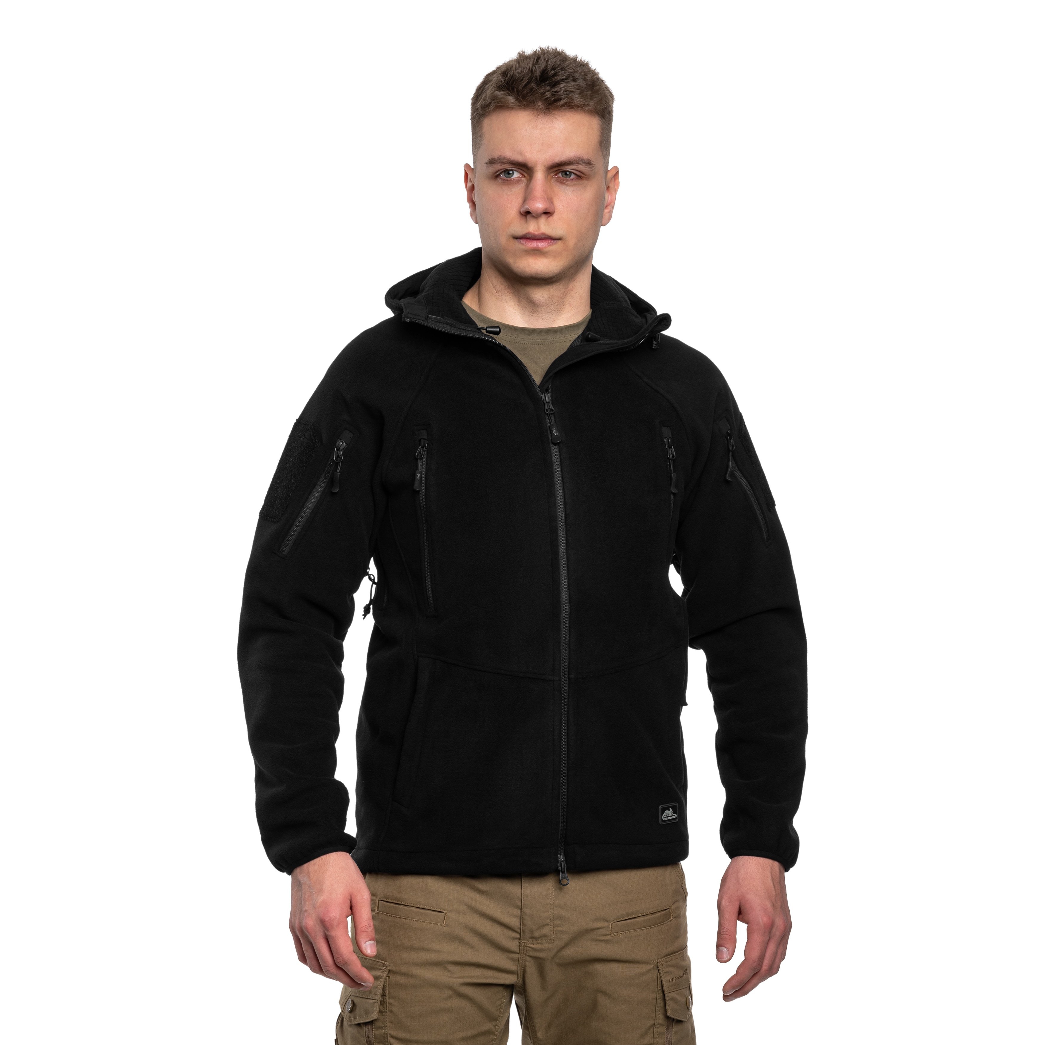 Флісова кофта Helikon Patriot Mk2 Hybrid Fleece - Black