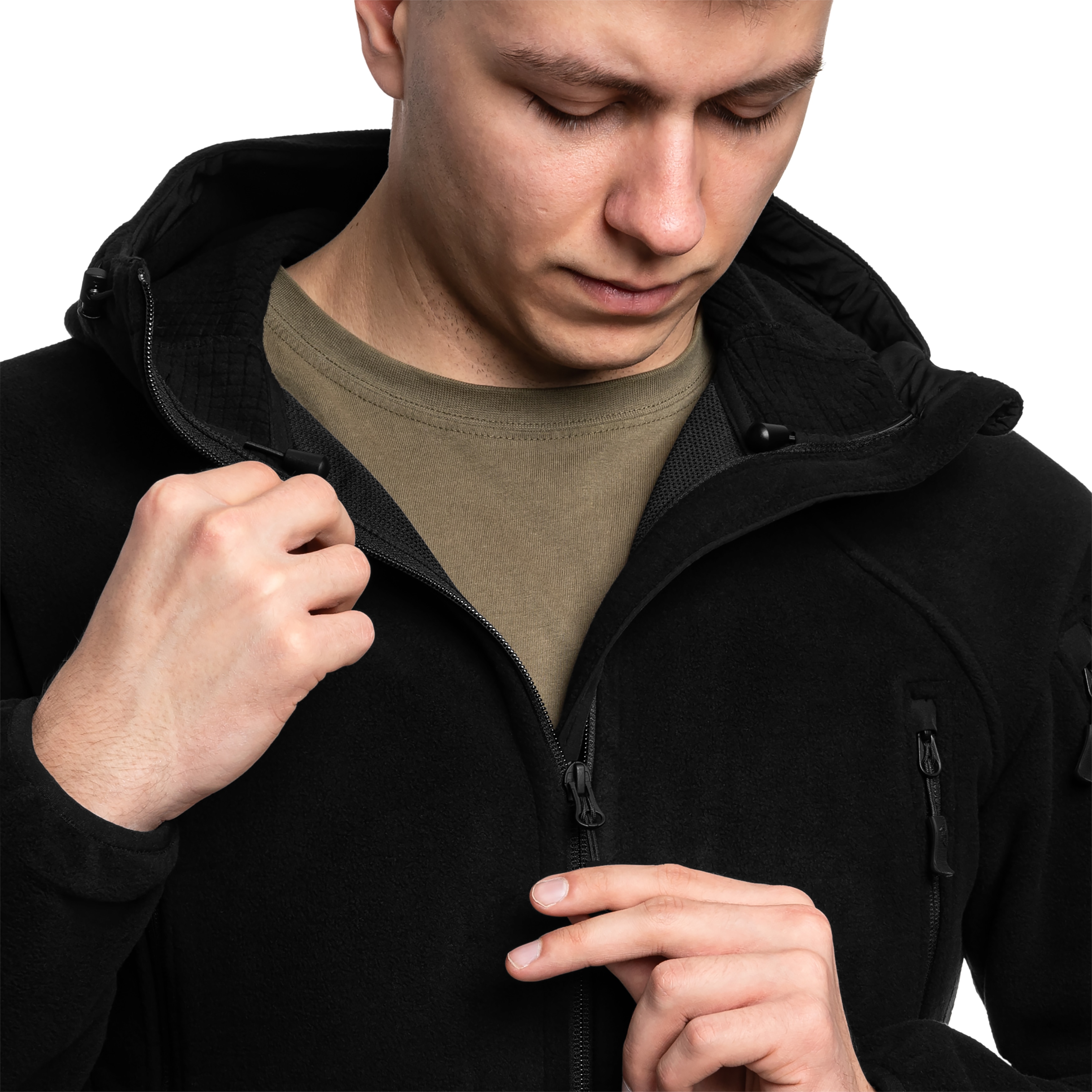 Флісова кофта Helikon Patriot Mk2 Hybrid Fleece - Black