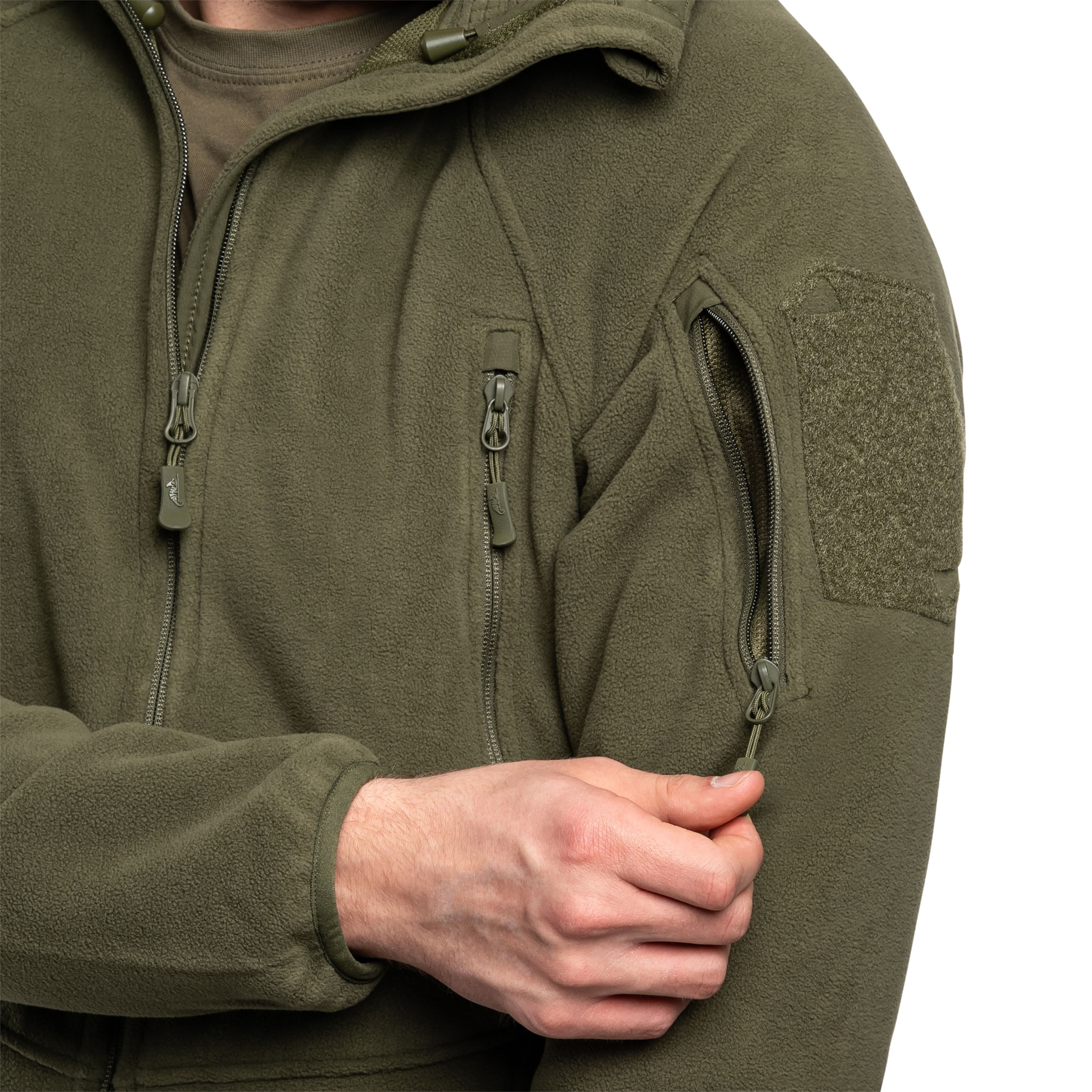 Флісова кофта Helikon Patriot Mk2 Hybrid Fleece - Olive Green