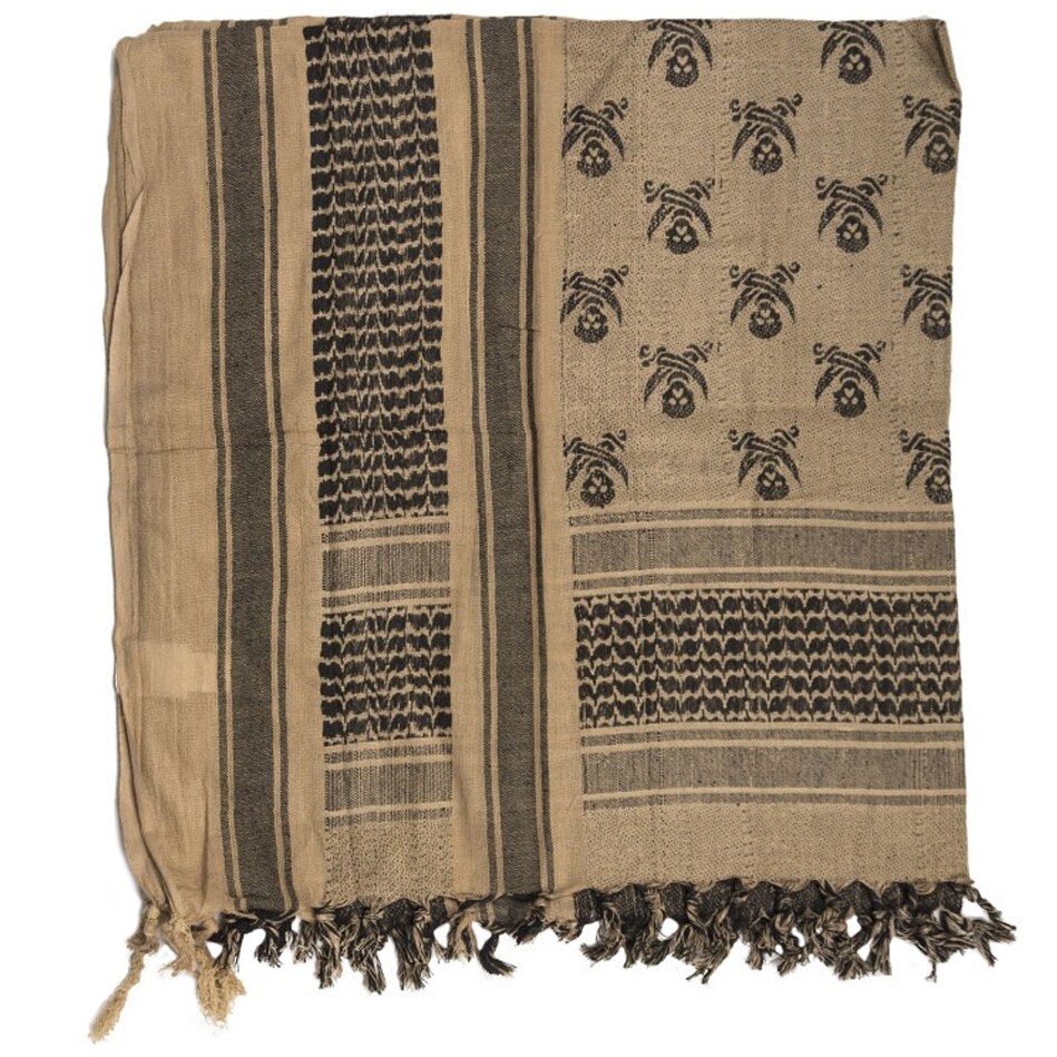 Арафатка захисний шарф Mil-Tec Skull - Coyote/Black